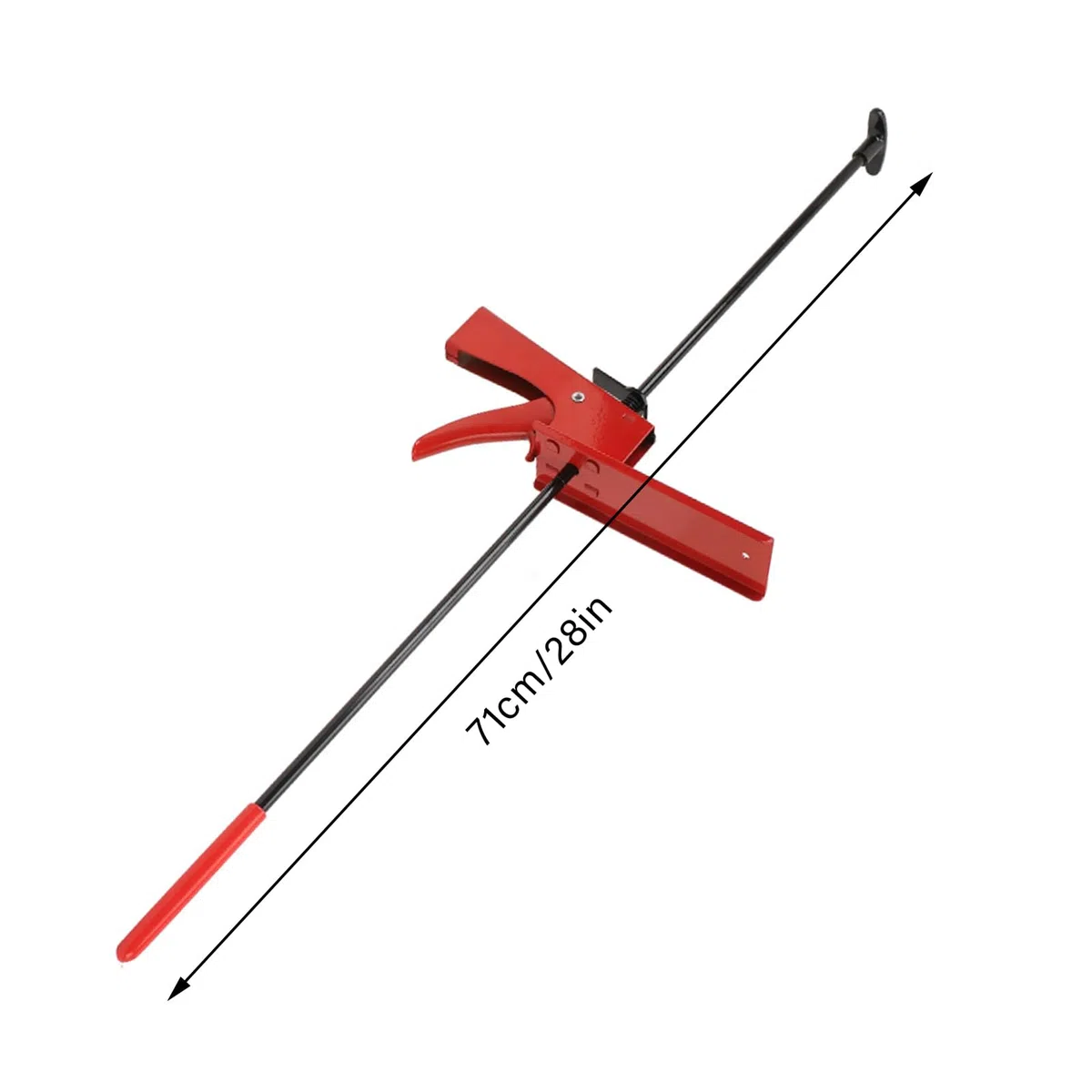 Depresor de Pedal de Freno de 28 Pulgadas, Herramienta Depresor de Pedal Antideslizante Ajustable para Pedal de Embrague de Acelerador de Freno de Automóvil