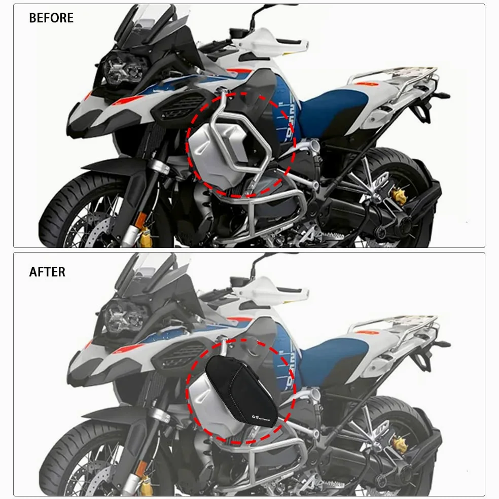 Genérico Bolsa Lateral de Motocicleta para BMW R 1250 GS Adventure R1250GS ADV Impermeable Herramienta de Reparación Bolsa de Colocación Paquete Caja de Herramientas Accesorios de Motocicleta