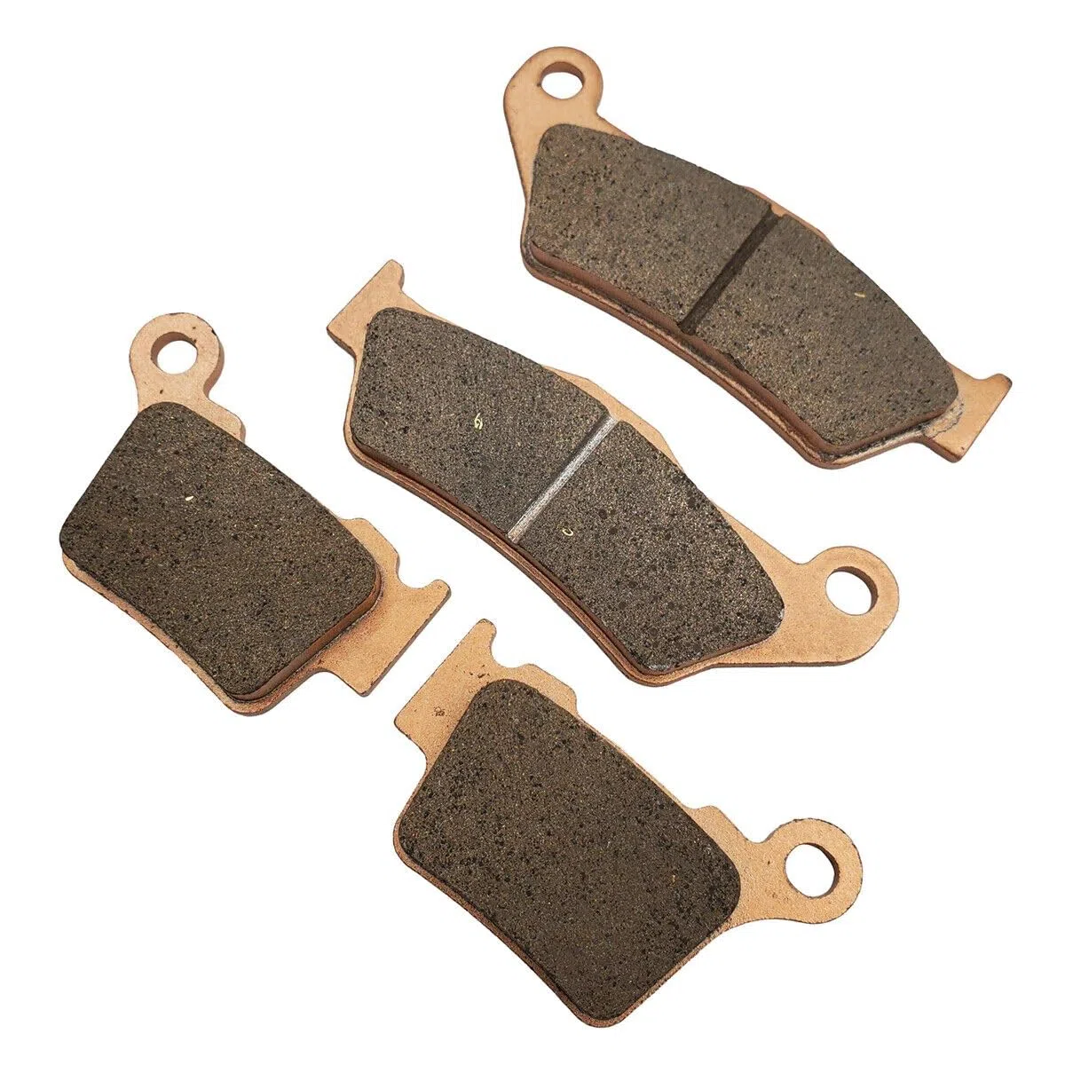MotoForgeDynamics Juego de pastillas de freno delanteras y traseras compatibles con KTM 125/144/200/250/300/350/450/505/530 SX EXC SXF 04-23-Compuesto sinterizado premium, durabili