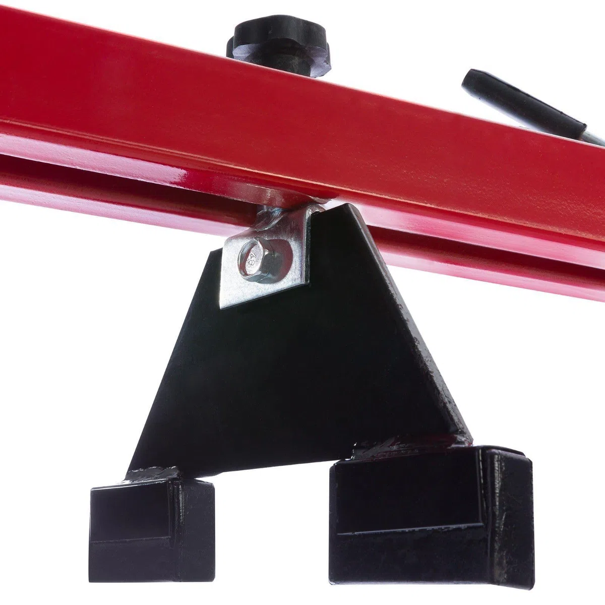 Soporte Puente Nivelador Ajustable para Motores y Transmisiones de Vehículos Pesados con Capacidad de 500 kg Incluye 2 Cadenas de Fijación y Almohadillas Antideslizantes Herramienta Talleres Mecánico