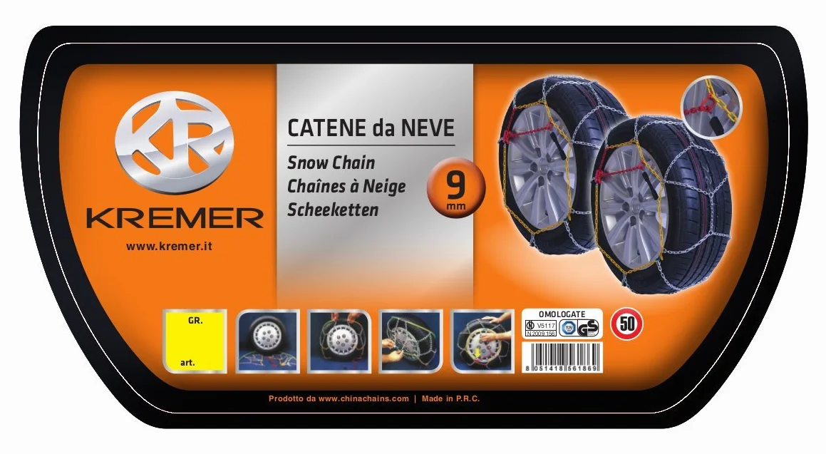Kremer 197 Cadenas de Nieve, 9 mm, Grupo 9.5