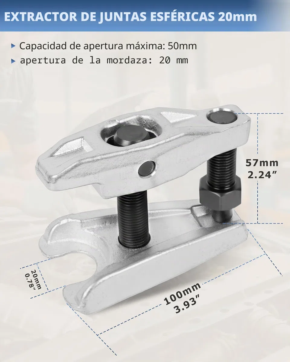 DAYUAN Juego de 3 piezas: extractor de rótula, extractor de terminal de dirección, extractor de articulación esférica, herramienta