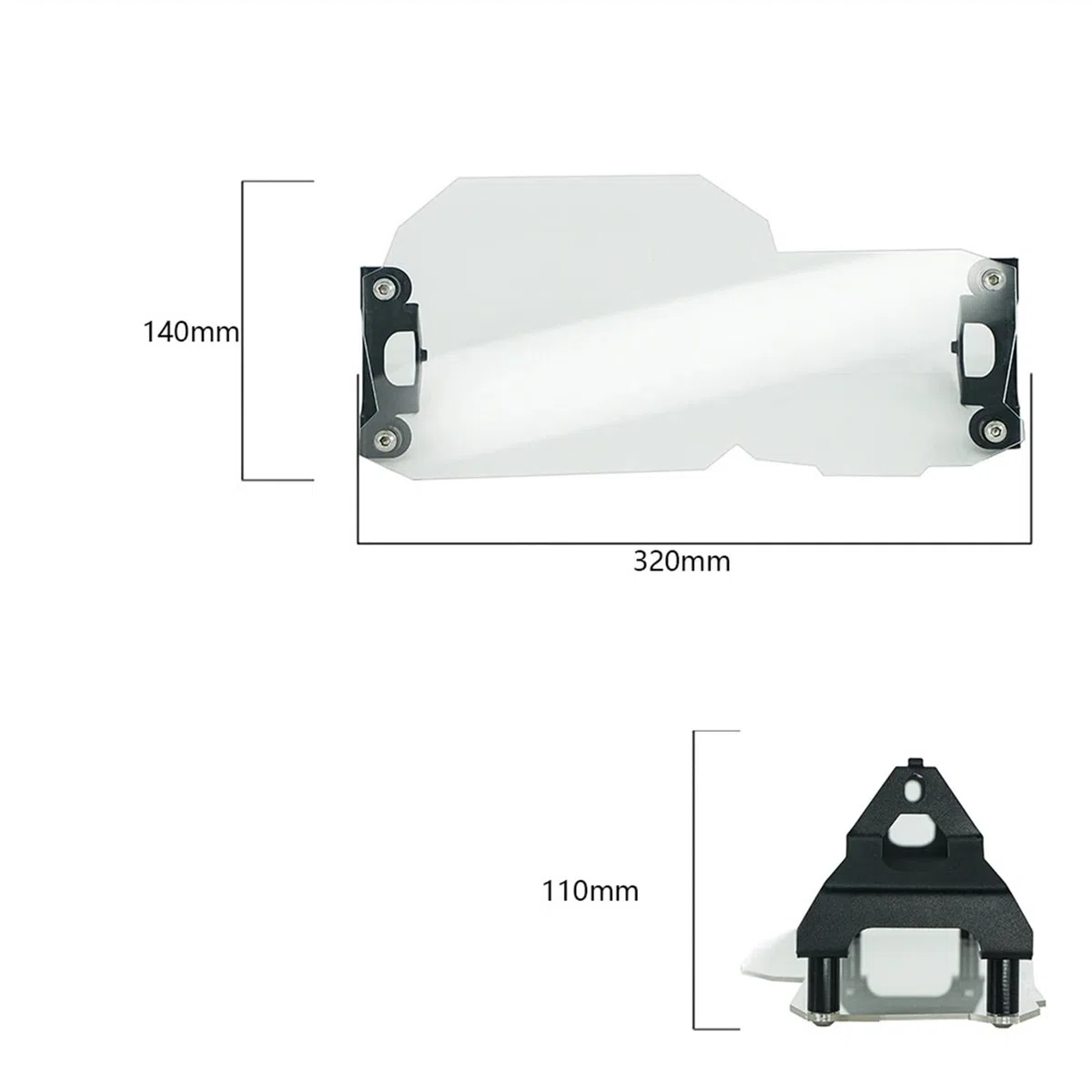 Protector Acrílico De Faros Para Motocicleta, Cubierta Protectora De Luz Para BMW, Para F800GS, F700GS, F650GS, 2008-2016 Protector de Faro de Moto