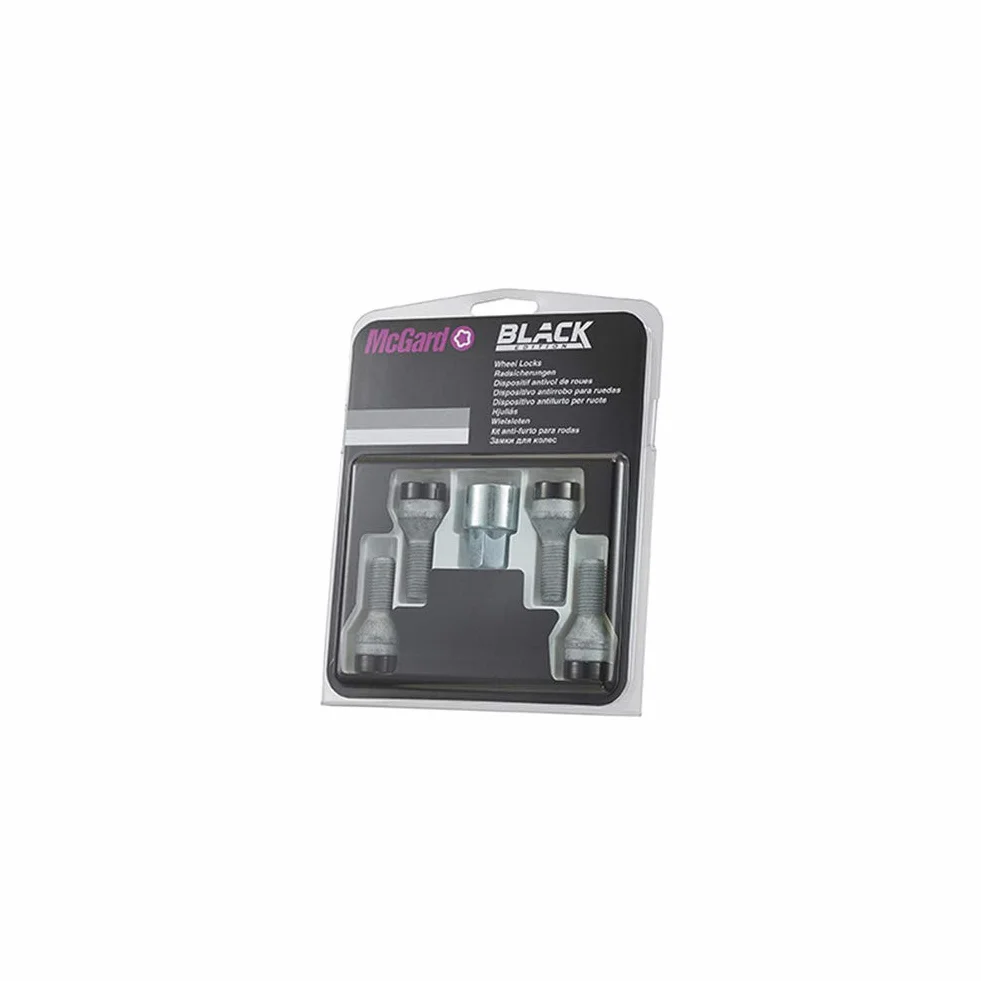 McGard 27226 Sub Tornillos Antirrobo de Ruedas Sub M14x1.25, Color Negro