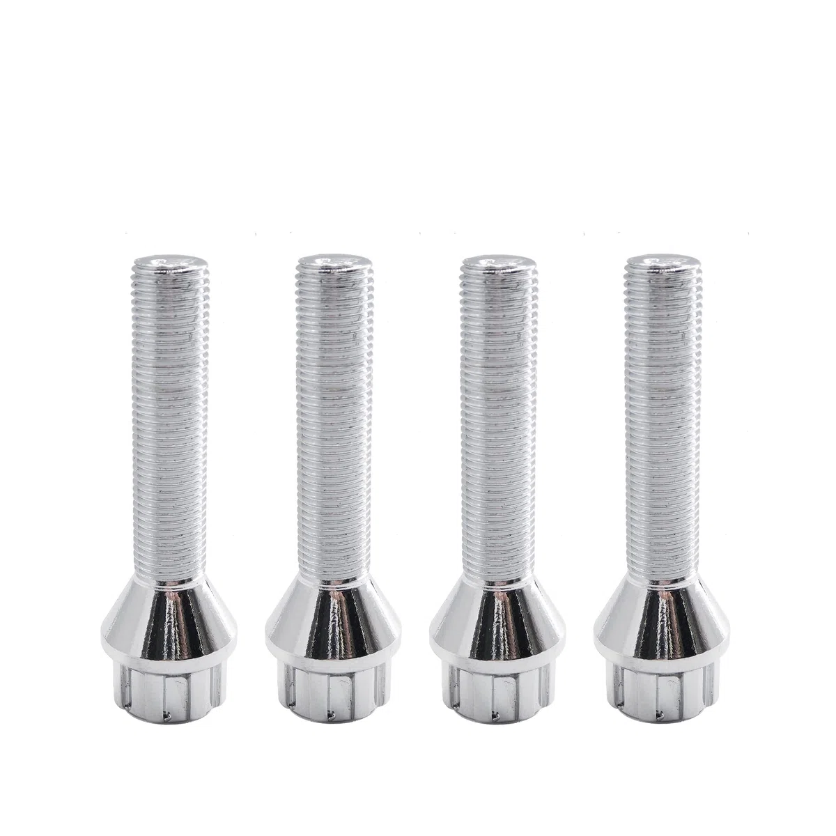 SIMONI RACING BRA/60 Kit 4 pernos antirrobo - Tornillos antirrobo para ruedas llave 17-19 M12x1.25 Longitud 50 mm