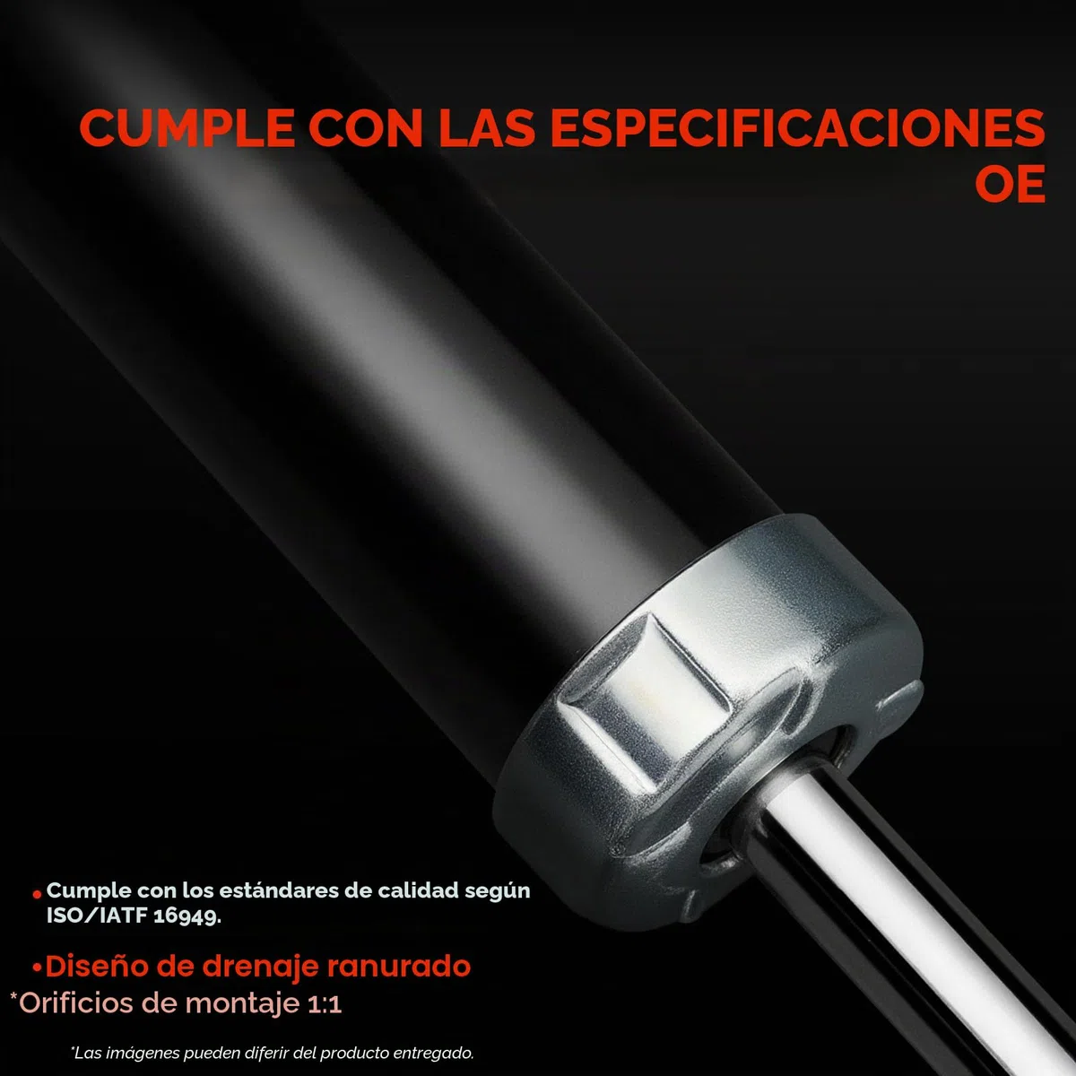 Frankberg 2x Presión del gas del amortiguador Eje Trasero Compatible con A2 8Z0 1.2L-1.6L 2000-2005 Polo 6C1 6R1 9N 1.0L-1.9L 2001-2021 Sustituir# 280564