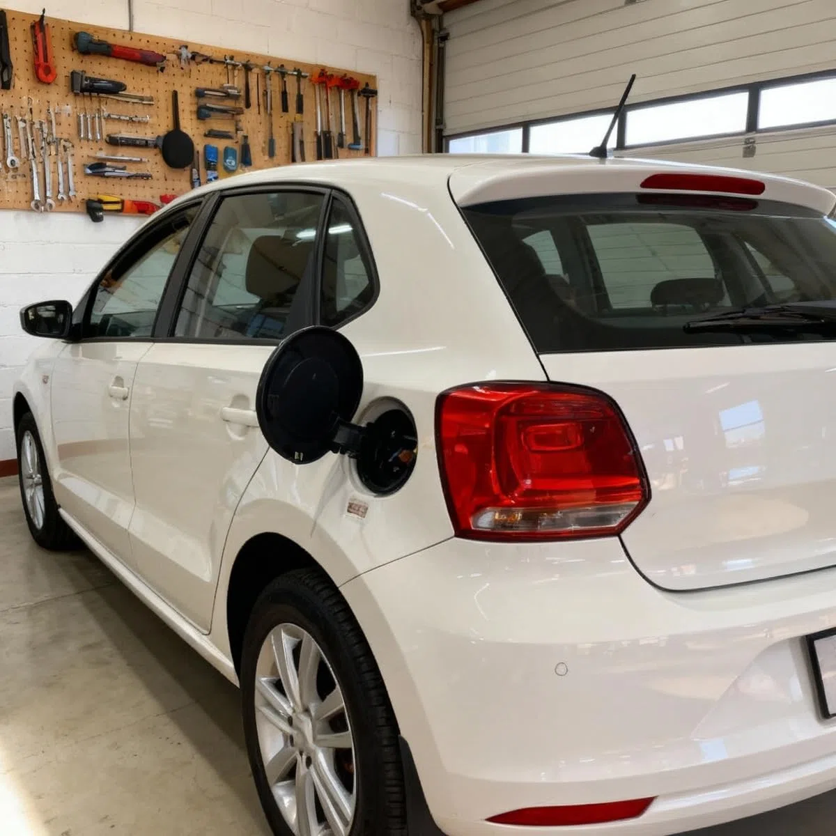 Tapa De La Puerta Del Depósito De Combustible, Tapa Pequeña Del Depósito De Combustible Para Volkswagen Polo 2011-2018, 6R0809857D