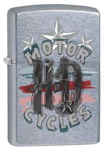 Zippo Mechero 60002676 PL Harley-Davidson de gasolina Latón Street Chrome, 1 x 3,5 x 5,5 cm