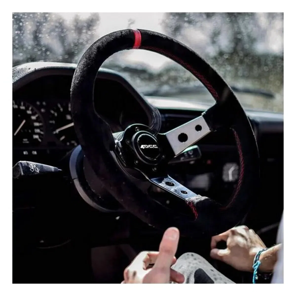 Occ Motorsport OCCVOL007 Volante deportivo negro carbón