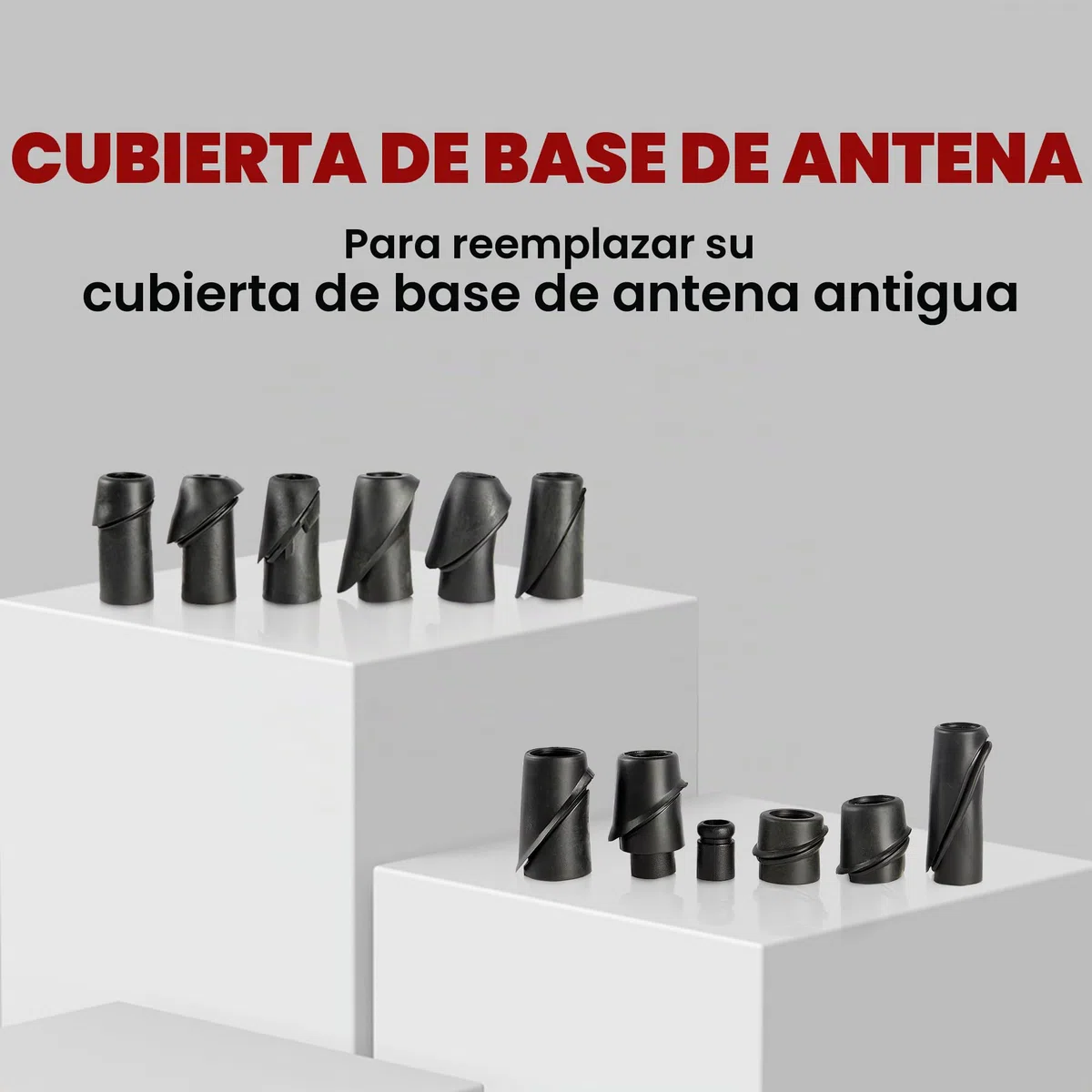RED WOLF Antena eléctrica para coche, FM/AM, kit de antena de alimentación automática para Honda, Ford, Toyota, Opel, Peugeot, Jeep, Jaguar, Mercedes, Vauxhall, Nissan, 12 V