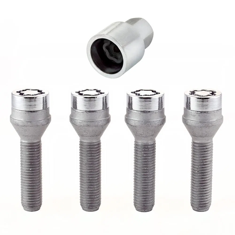 McGard 27013SU Standard - Tornillos antirrobo para rueda (base cónica, M12 x 1,50, longitud del vástago 42,1 mm, SW17)