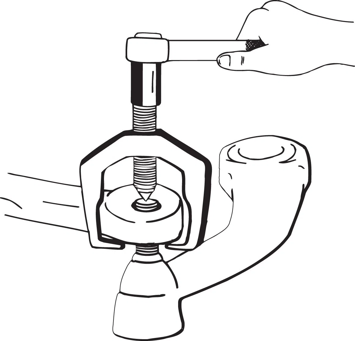 Lisle 41970 Heavy Duty Pitman Arm Puller for Ford