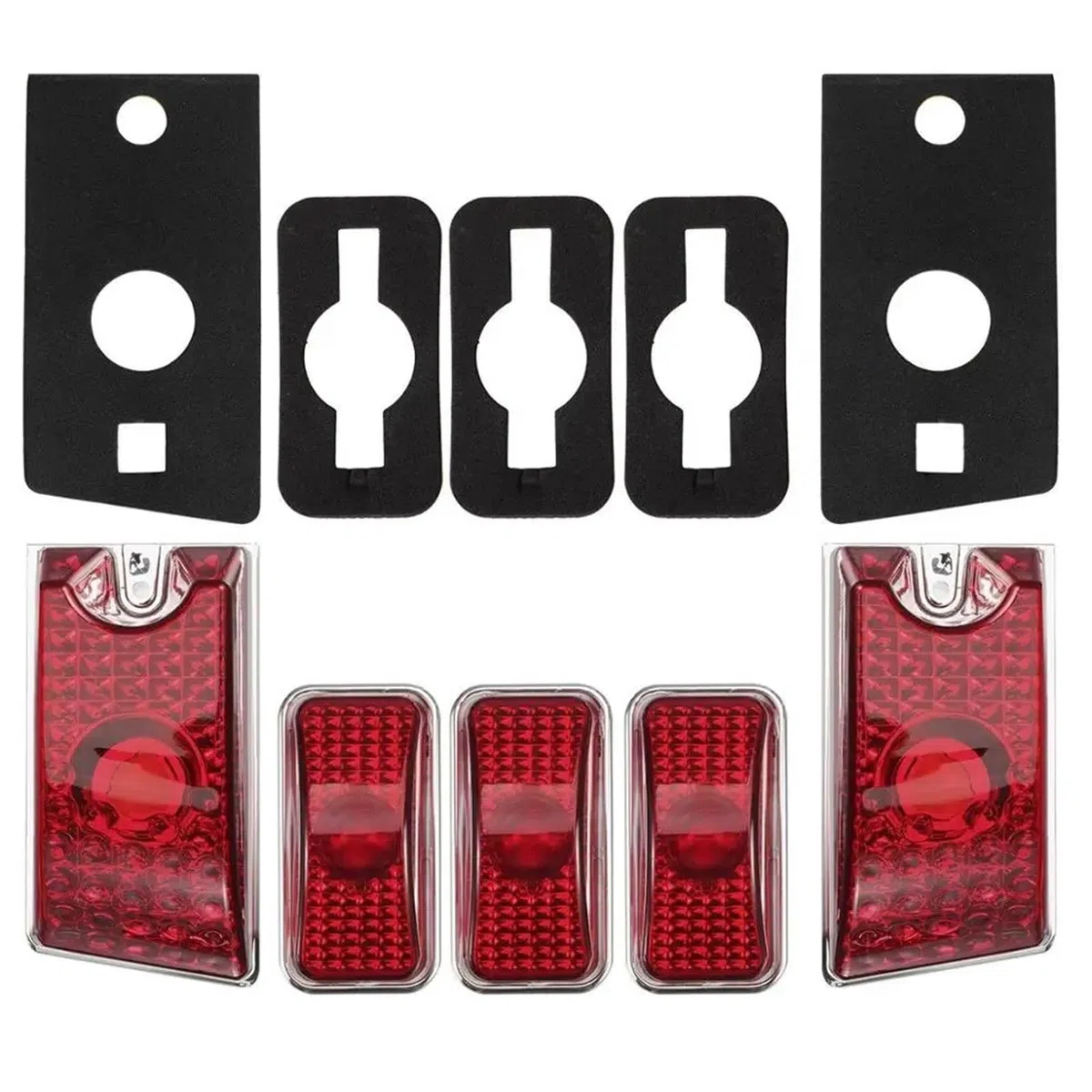 Genérico SustitucióN Luces Techo Cabina Juego De 5 Luces Posición For Cabina, Advertencia For Techo Superior, Uso Apto Para Hummer H2 SUV SUT 2003-2009, Accesorios For Coche(White)