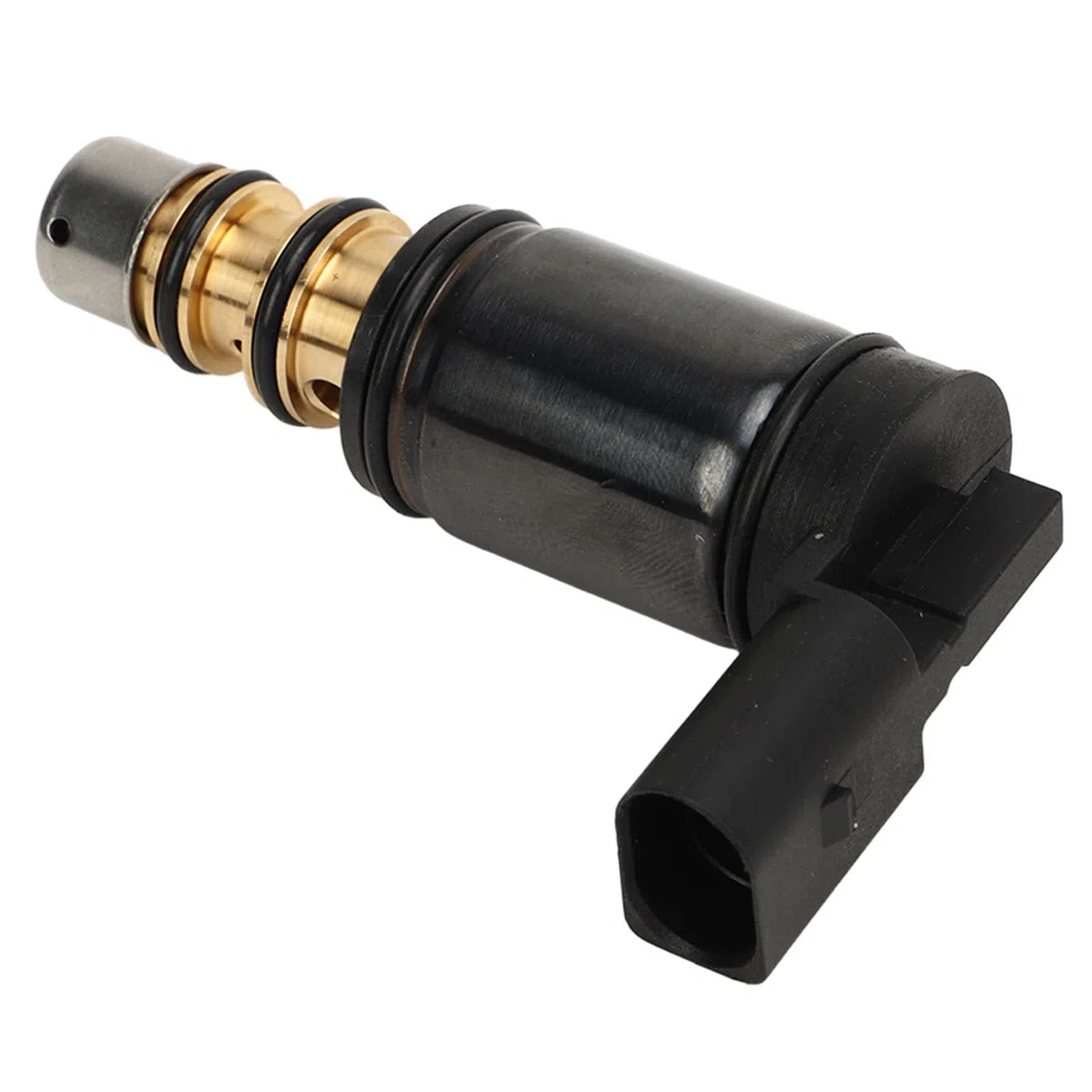 Válvula de Control Electrónica del Compresor de CA, Válvula de Ahorro de Energía de Control de Precisión de Repuesto para Motor de 2,0 L, de de Metal para Compresor 6SEU14C
