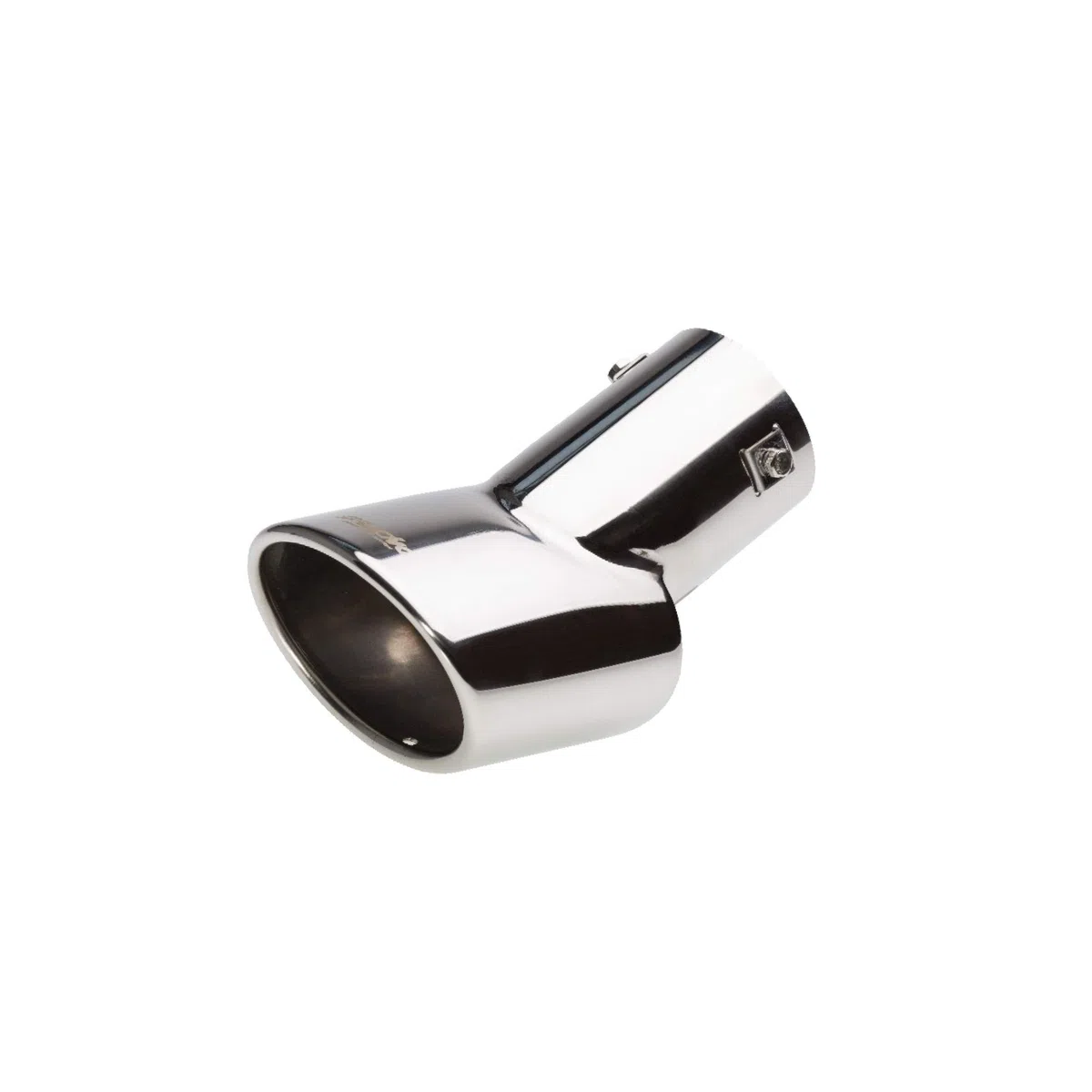 Simoni Racing Cola de Tubo de Escape Deportiva Ovalada Acero Inoxidable - 116x86xL180mm - Montaje 46->74mm