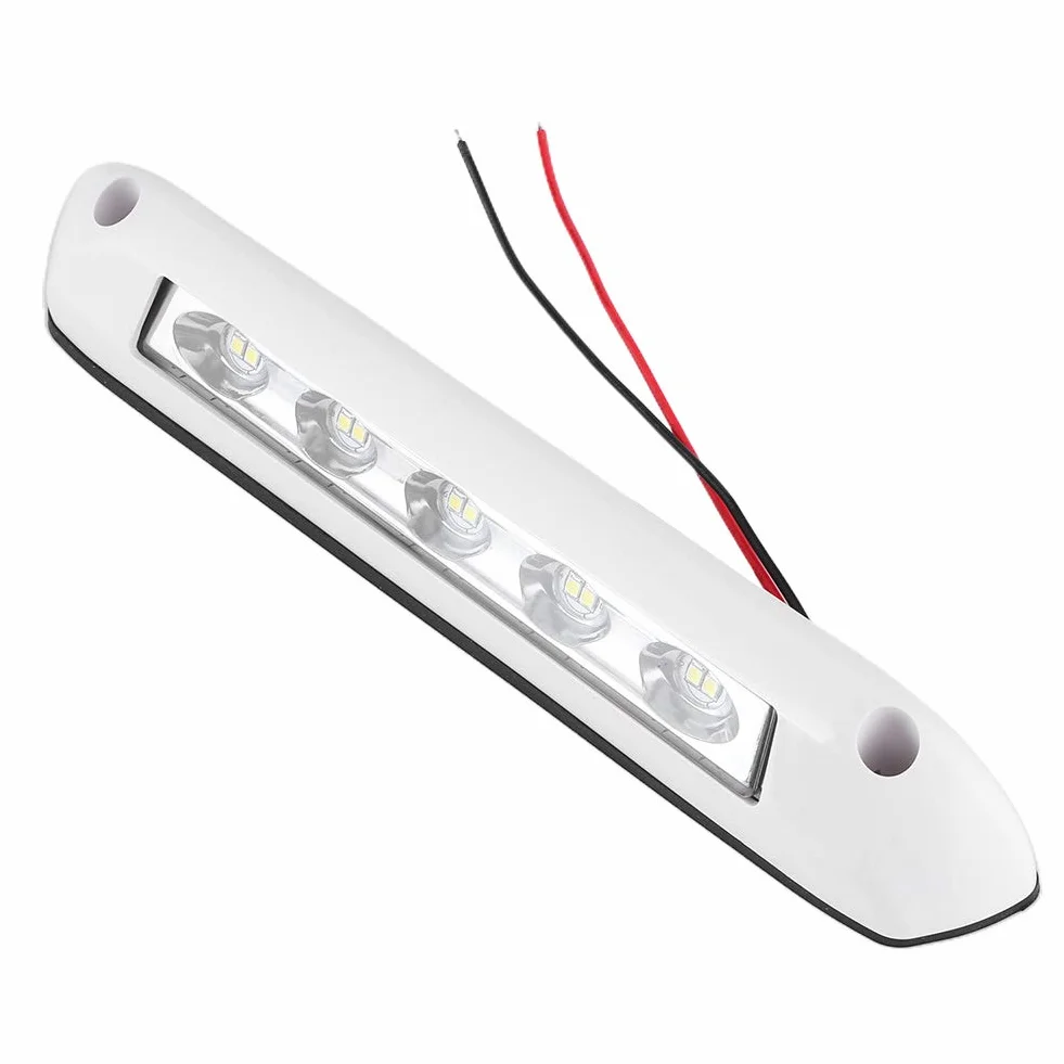 Luz exterior para Camper + Led Rv Porche Luz 12V / 24V Iluminación 8W Impermeable Toldo de Luz para Camiones, Autocaravanas, Remolques y Barcos