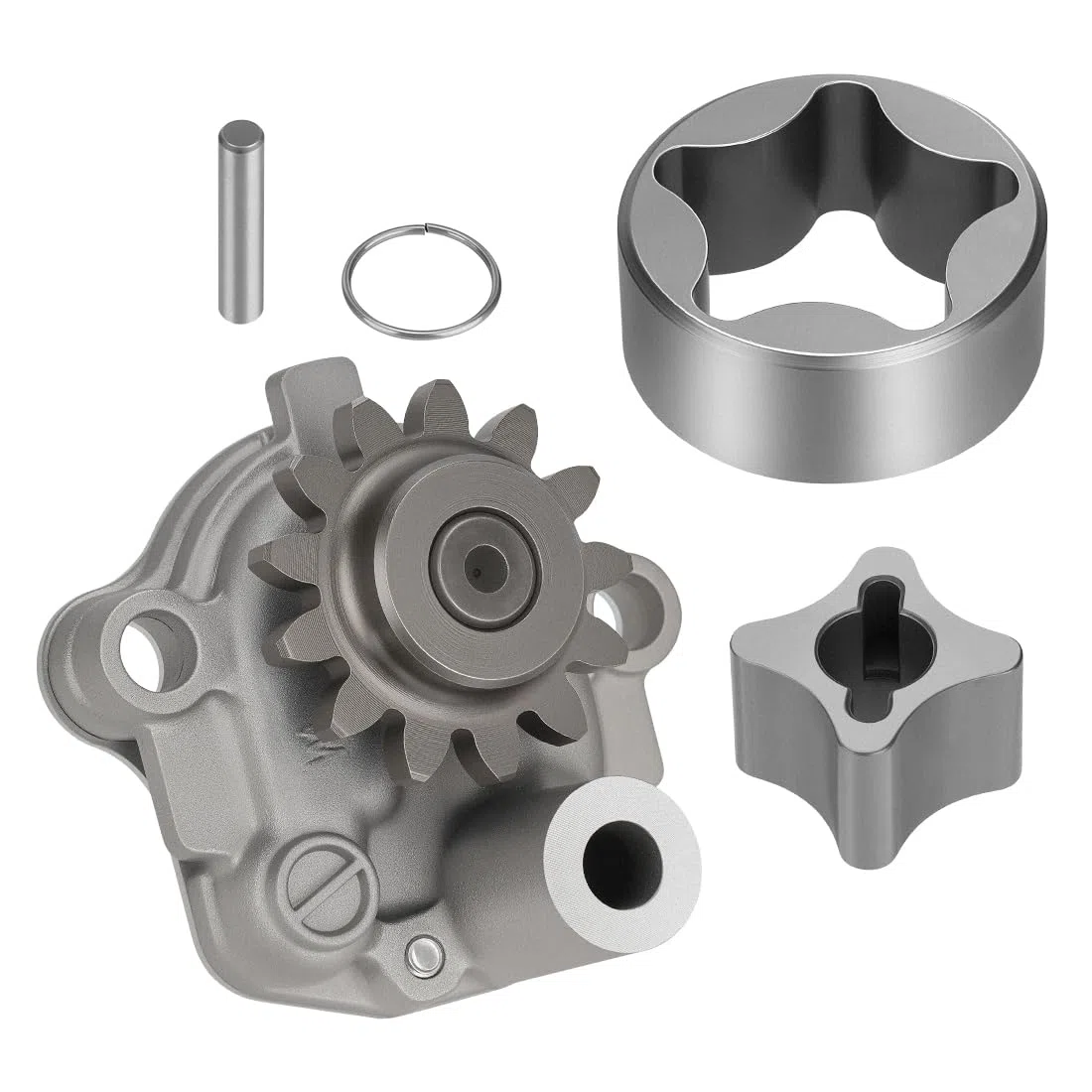 Conjunto de bomba de aceite apto para Yama-ha YZ450F WR450F 2006-2015 2S2-13300-10-00 2S2-13300-00-00