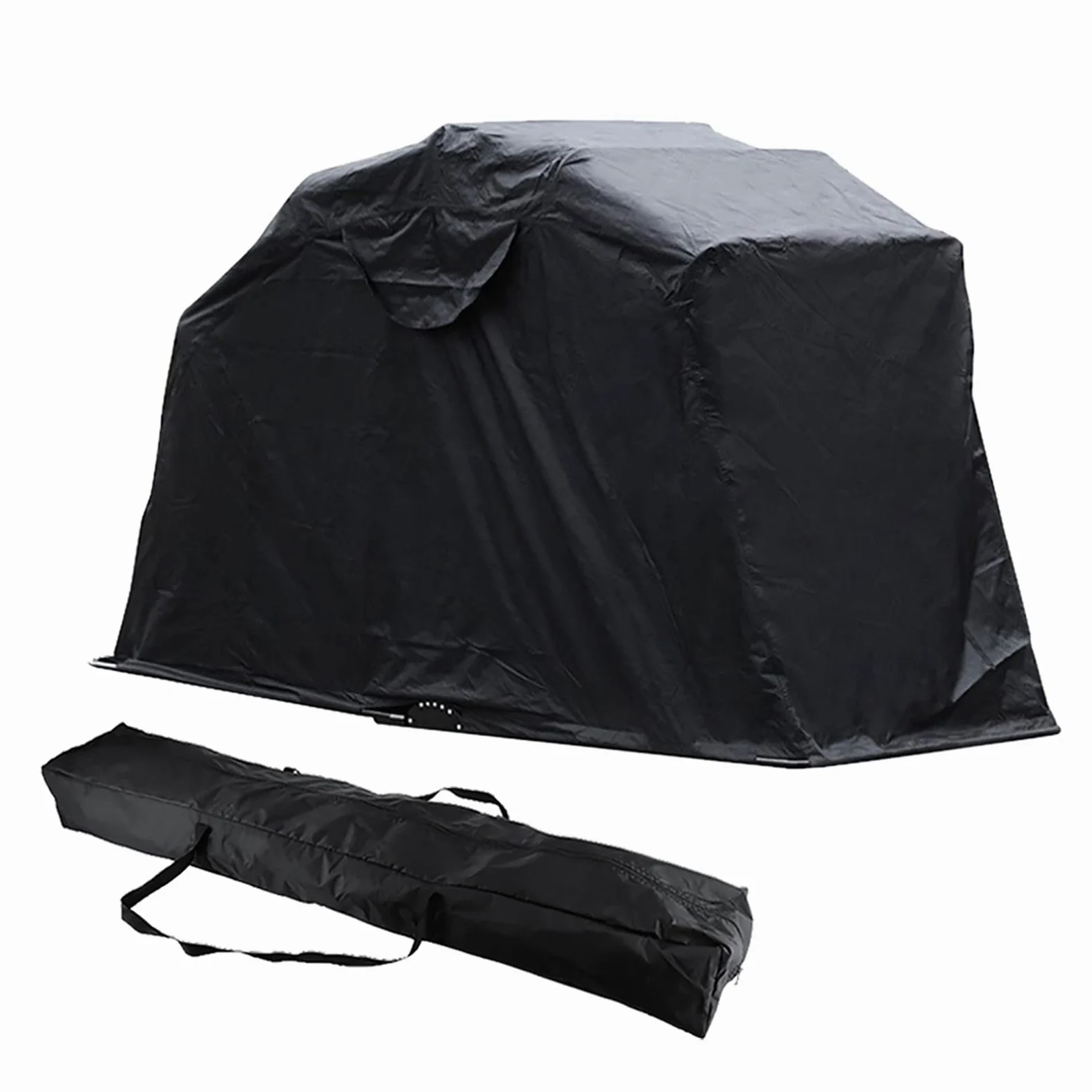 Garaje tienda motocicleta Garaje plegable impermeable Motoguard impermeable Garaje tienda Oxford Garaje plegable universal con bolsa negro