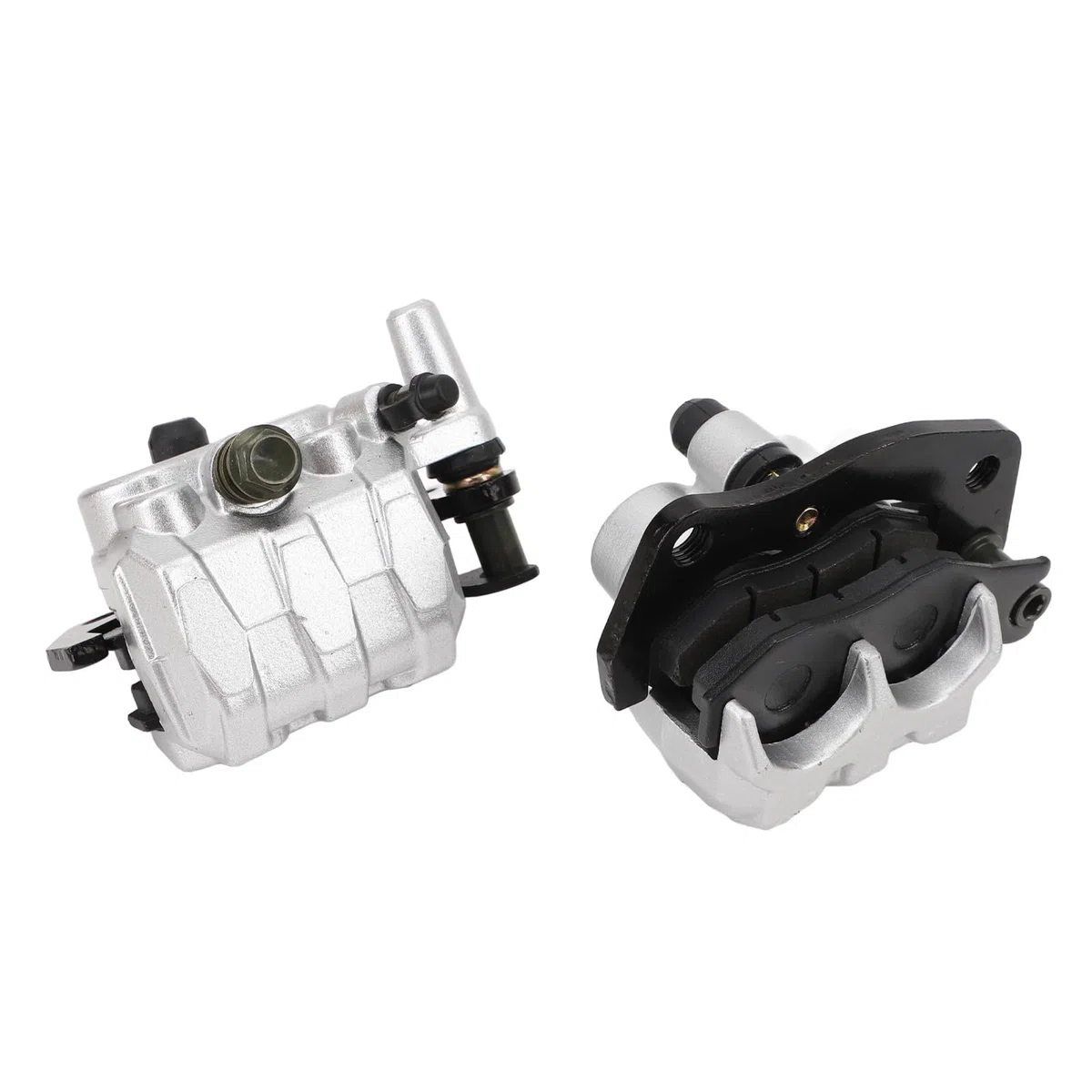 Par de Pinzas de Freno Delantero Izquierdo y Derecho para Rhino 450/660/700 - Pinzas Hidráulicas Compatibles con OE con Ajuste, Disipación de Calor y Control - 5B4 2580T 01 00