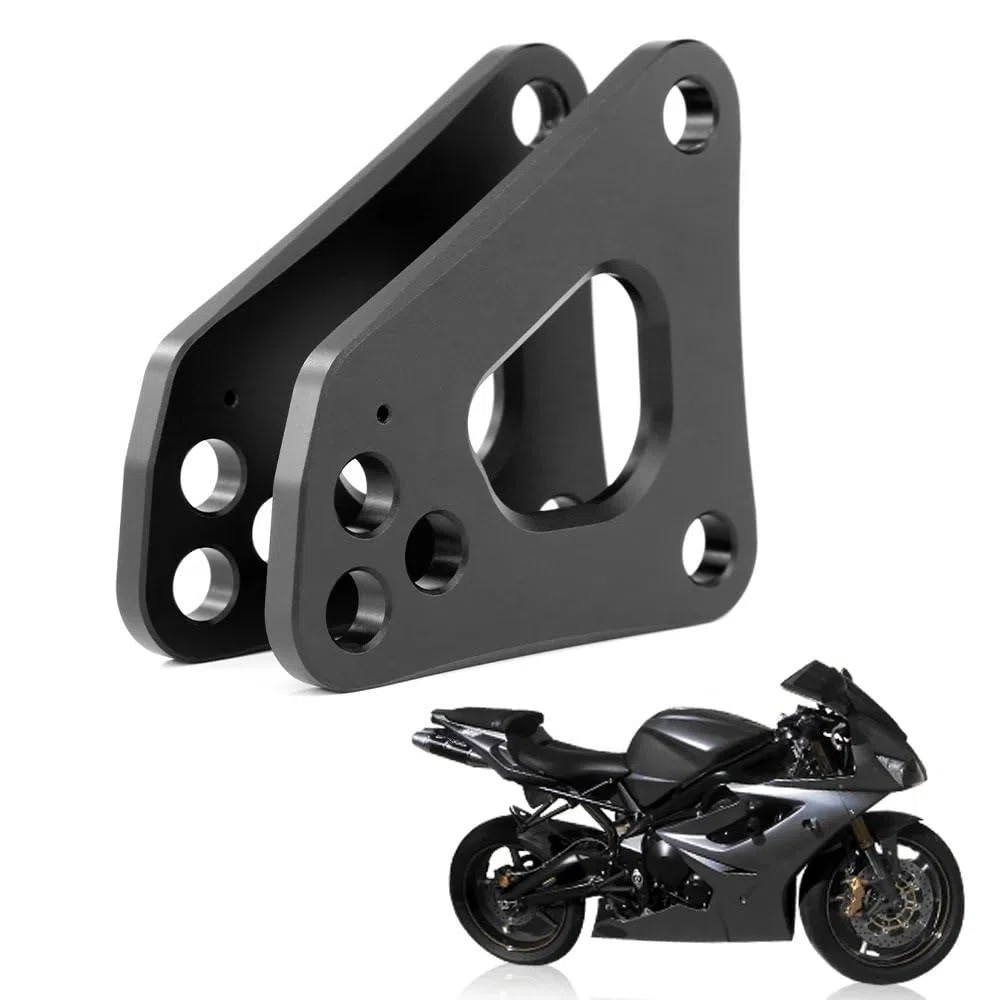 Bieletas de Descenso Ajuste para Triumph Daytona 675 R 2006-2016 Ajuste para Street Triple 675 R Link Trasero Ajustable Enlaces de Descenso Drop Bieletas Descenso Trasero