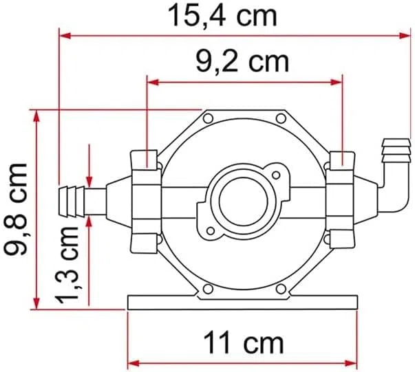 FIAMMA - Vaso de Expansión Universal Fiamma A20 para Bomba AQUA 8 Camper Autocaravana - 61260