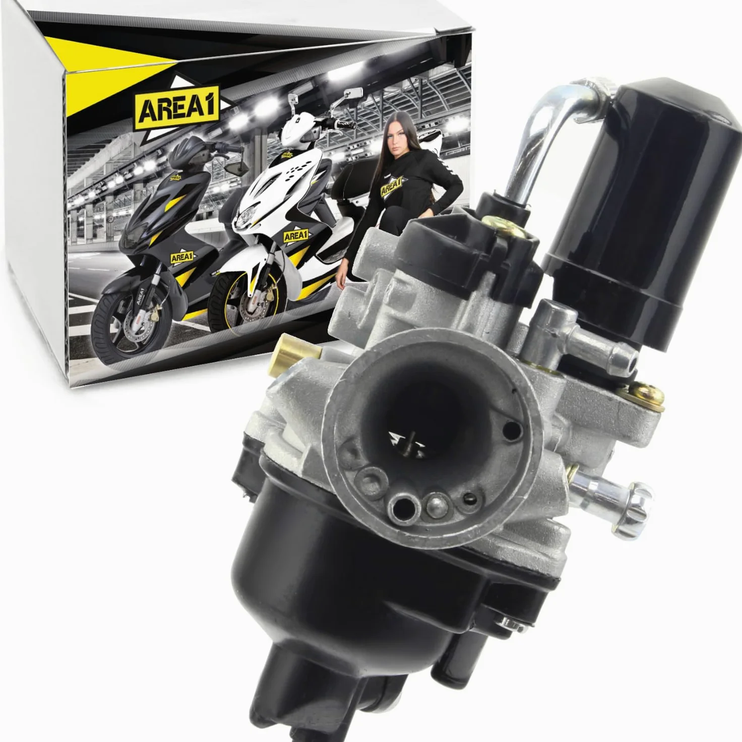 Carburador de repuesto de 17,5 mm compatible con F12 Phantom 50 (compatible con (2 tiempos)