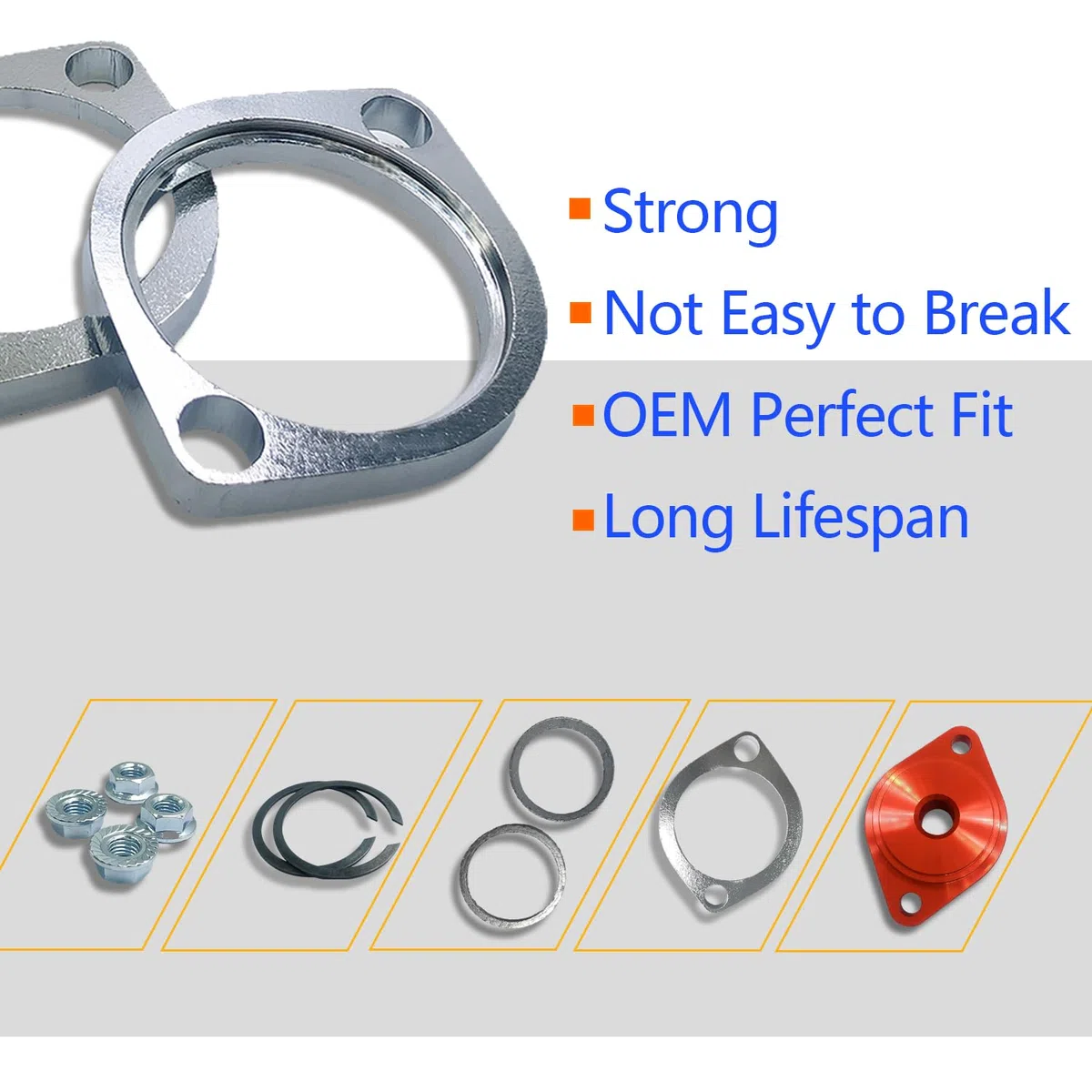 Kit de instalación de juntas de brida de escape para Harley-Davidson Big Twin Sportster 883 1200 XL883 XL1200 48 72 1984-2022