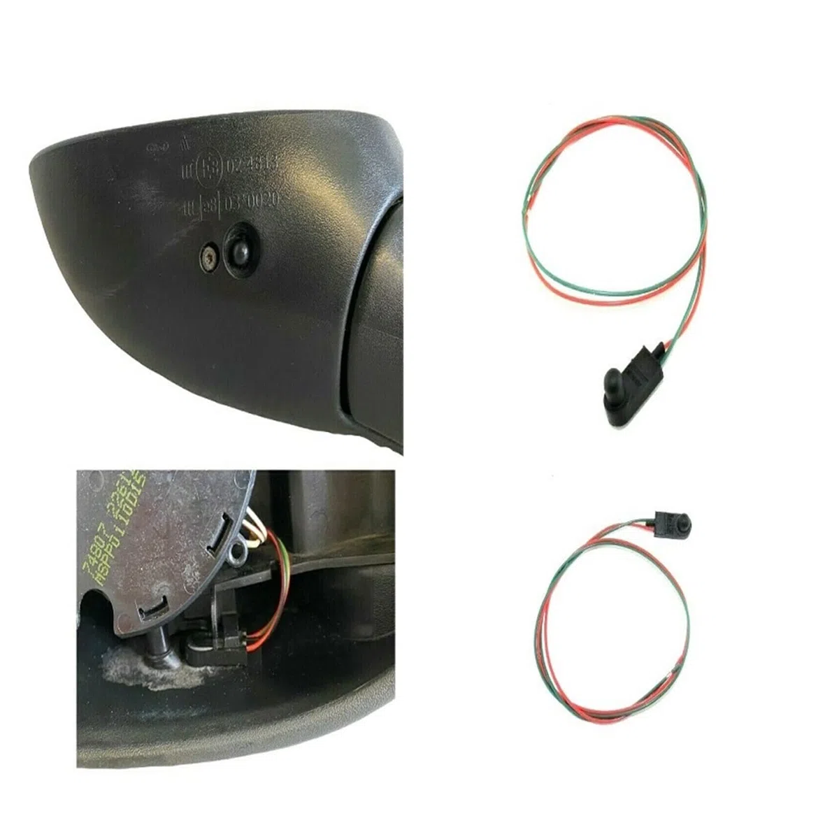 KANGYEBAIHUODIAN Sensor de Temperatura Ambiente Exterior Exterior Debajo del Espejo de la Puerta Apto for Fiat 500 500X 500L Punto 05-18 Sensor de Temperatura