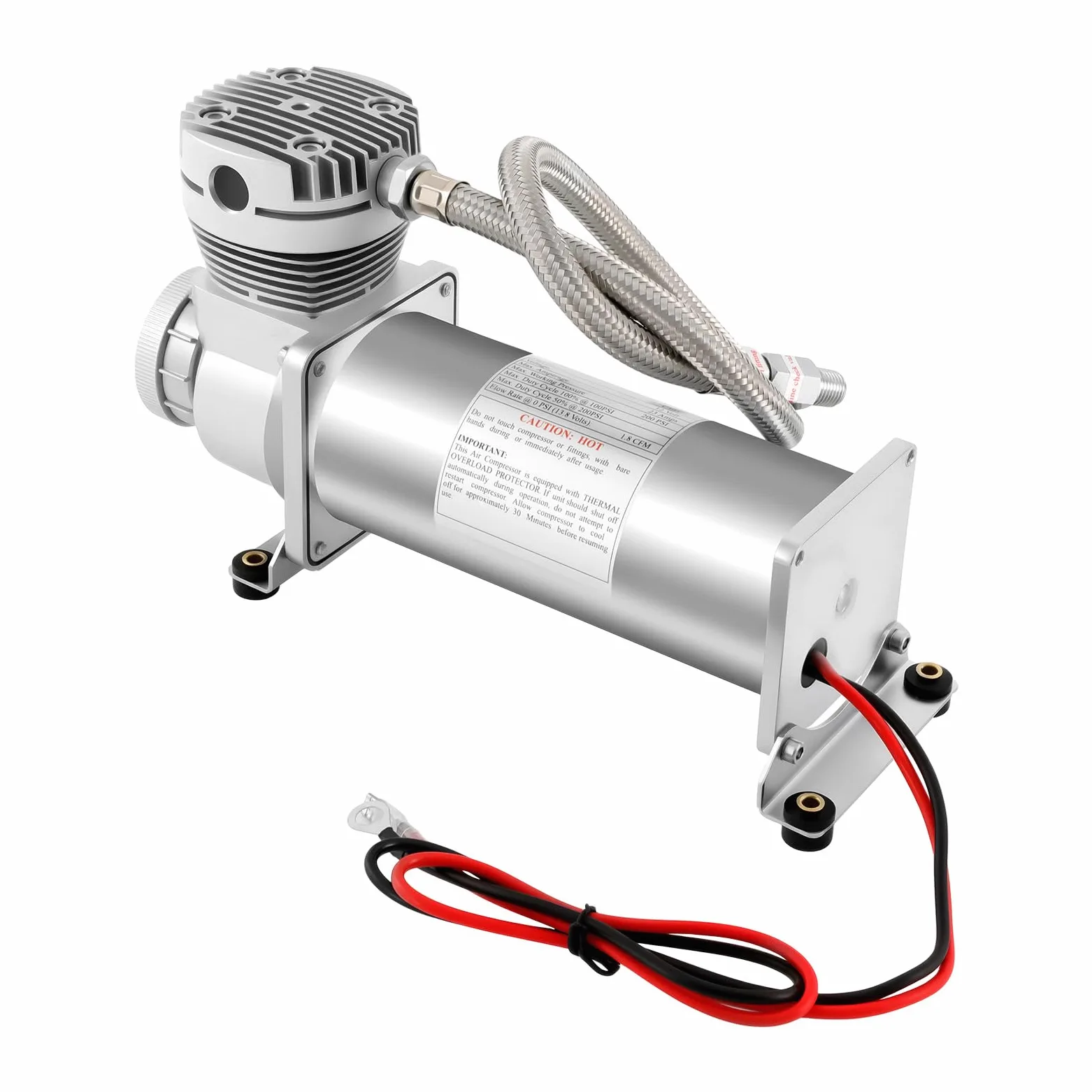 Compresor de suspensión neumática portátil de alto voltaje compresor de aire compresor de aire 200PSI 12V para bocina de coche sistemas de suspensión neumática