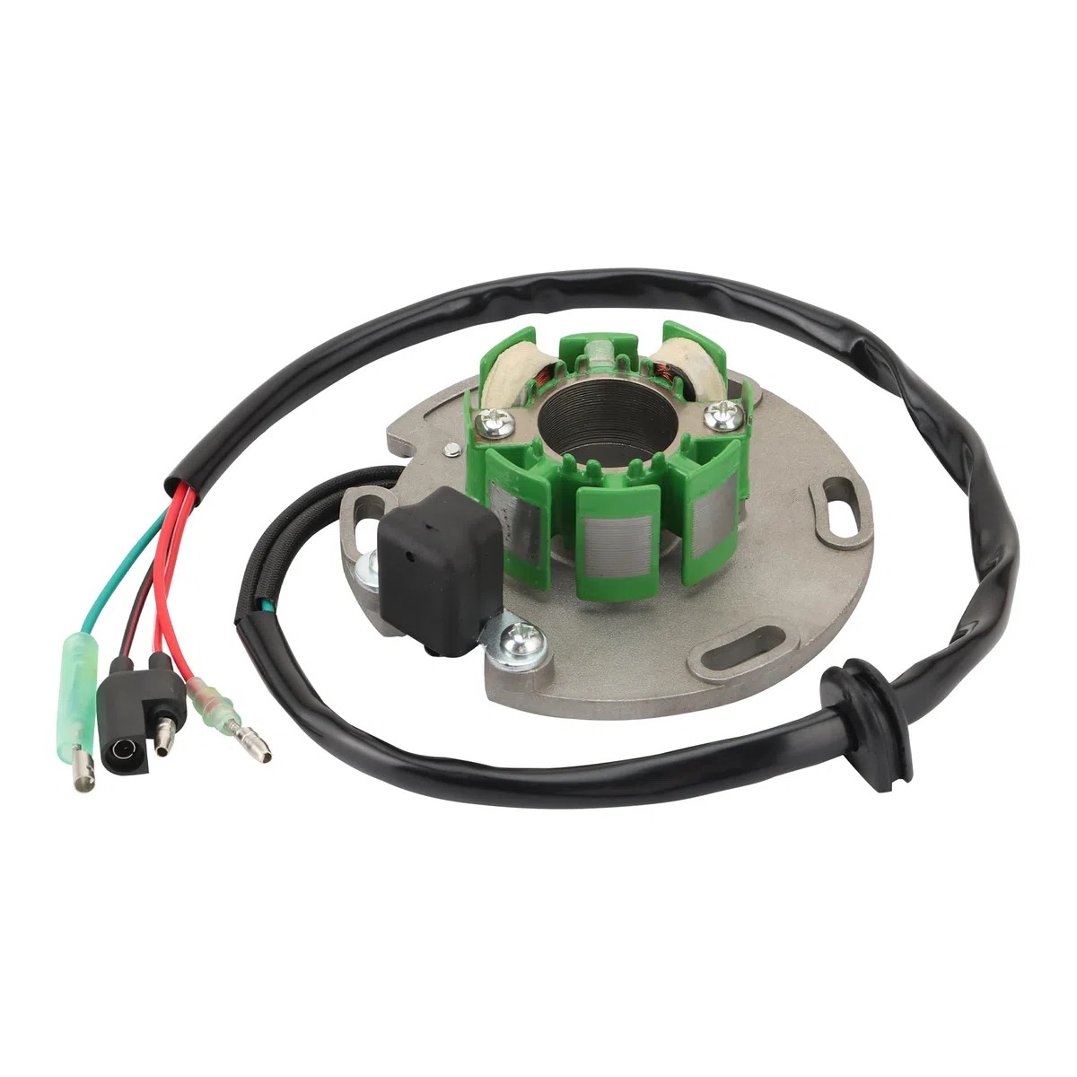 WOOSTAR 6 Bobinas 4 Cable Magneto Estator Reemplazo para Suzuki 1989-1995 RM125 RM250 RM 125 250 OEM 32101-27C00 32101-27C01 32101-27C10 32101-43D00 32101-43D10 32101-28E00