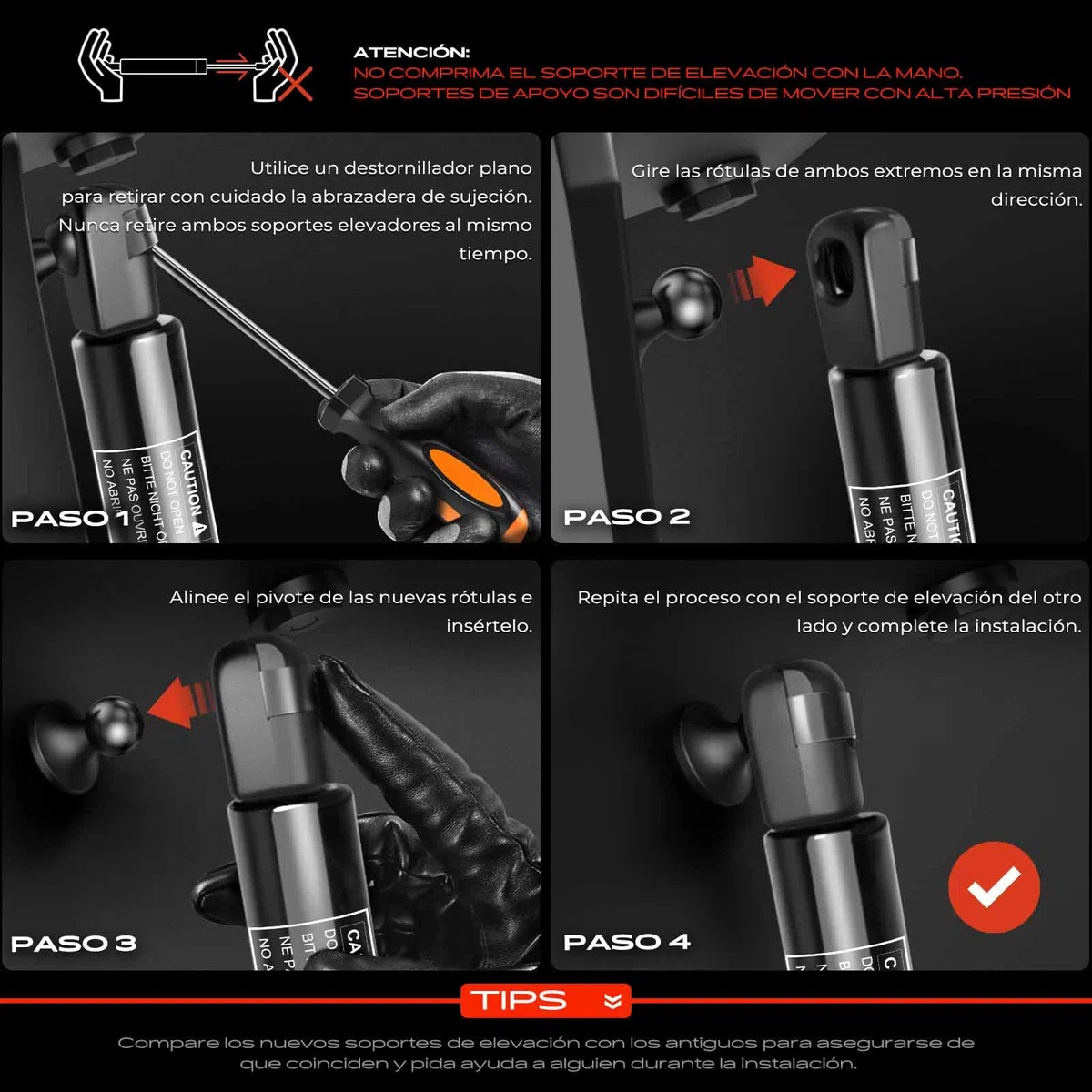 Frankberg 2x Amortiguadores de gas Capó L=312MM 450N Compatible con Serie 5 520 523 525 530 535 545 550 M5 E60 2001-2010 Limousine Serie 5 Touring E61 2004-2010 Touring Replace# 51237008745