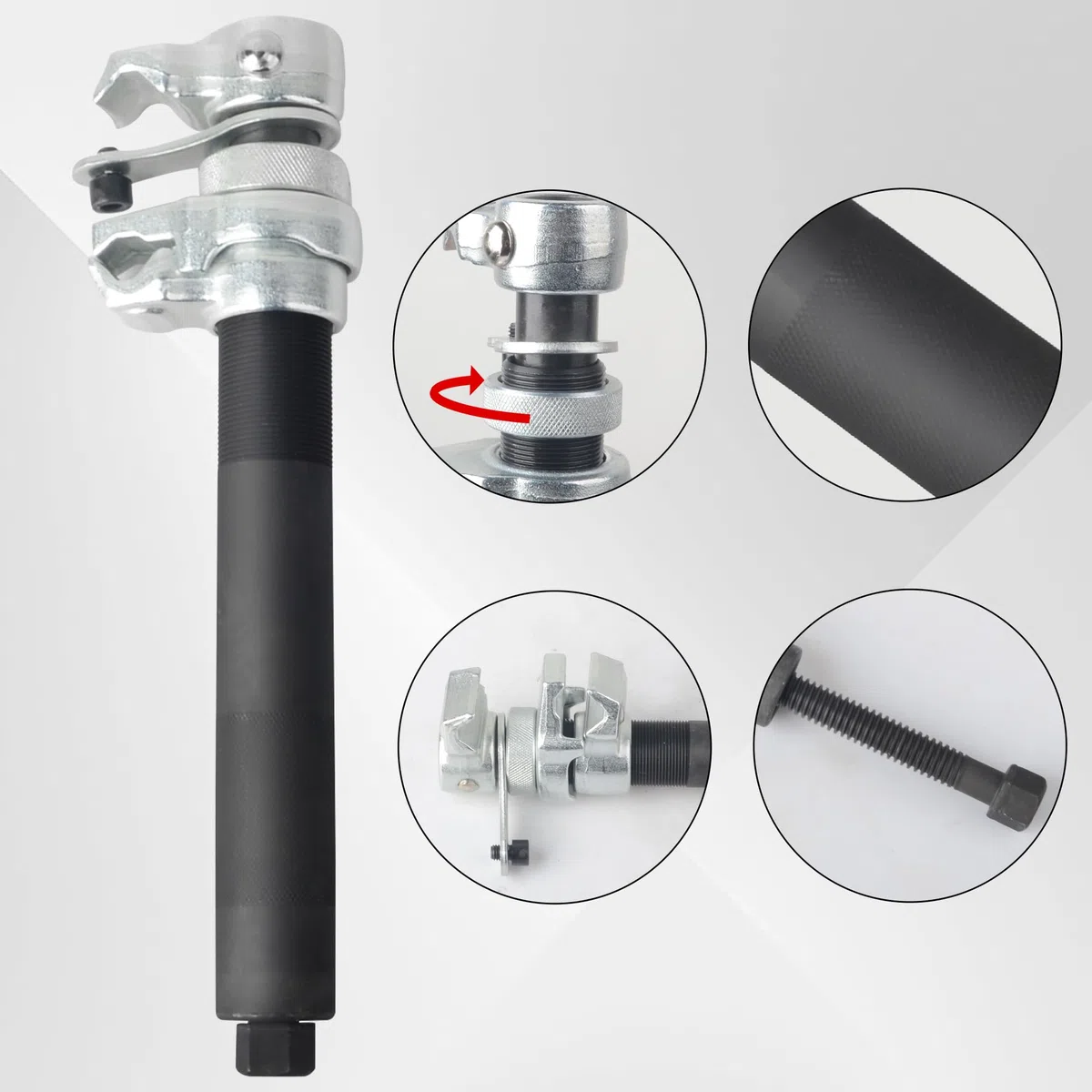 3 piezas de herramienta de compresor de resorte de bobina de puntal automotriz resistente