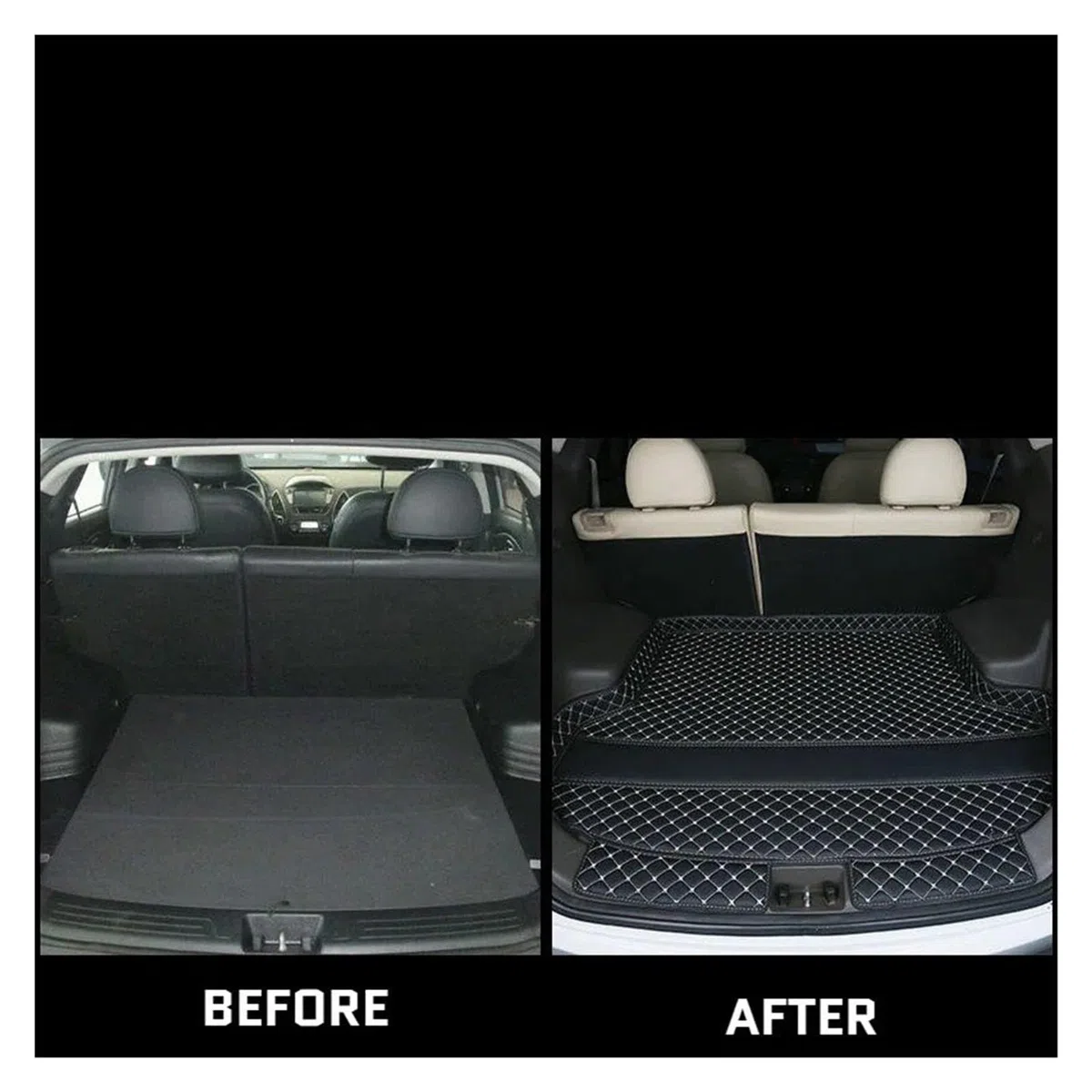 Alfombrilla Protectora Maletero para XPENG G6 para XPENG G9 2023-2025 Alfombrilla Maletero Coche Almohadilla Principal Reequipamiento Alfombrilla Especial Maletero Coche Interior(Black)