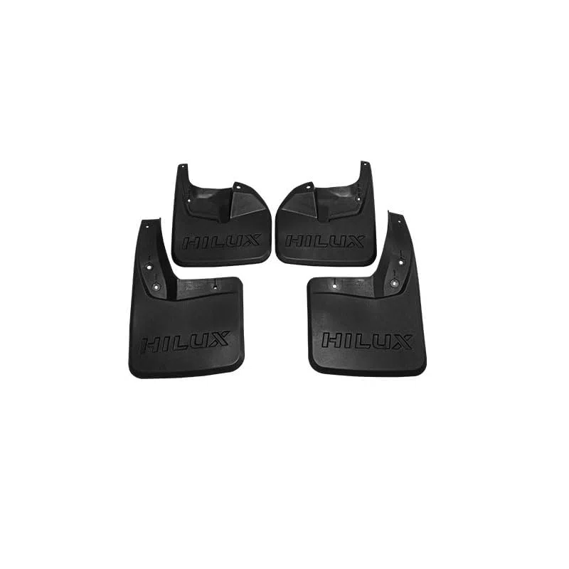4 pcs Auto Faldillas antibarro para Toyota Hilux Vigo Revo 2015-2021, Guardabarros Delantero Trasero, Protectores de Salpicaduras Accesorios