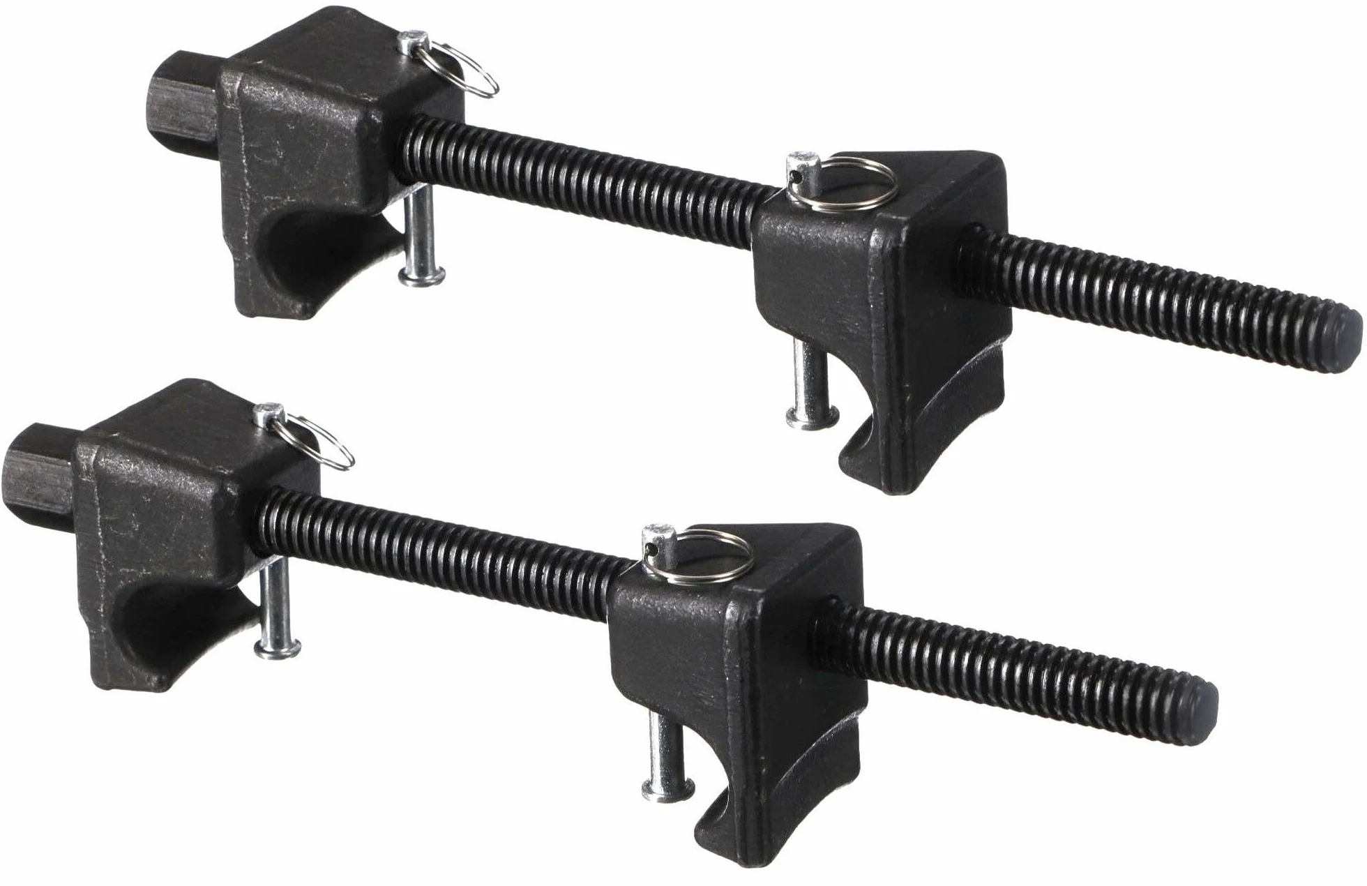 Mechanic Spring Set 4 | Heavy-Duty | 2 Unidades de tensores de muelles para Coche con Pasador | 380 mm de tensión | Tuning | Bajada de muelles y amortiguadores