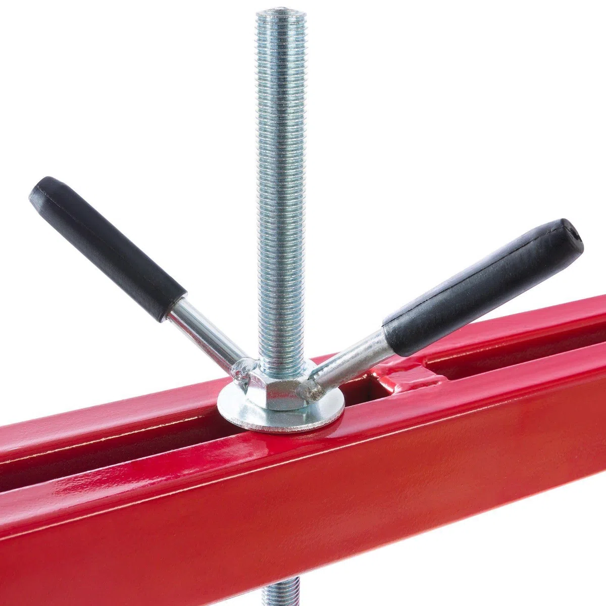 Soporte Puente Nivelador Ajustable para Motores y Transmisiones de Vehículos Pesados con Capacidad de 500 kg Incluye 2 Cadenas de Fijación y Almohadillas Antideslizantes Herramienta Talleres Mecánico