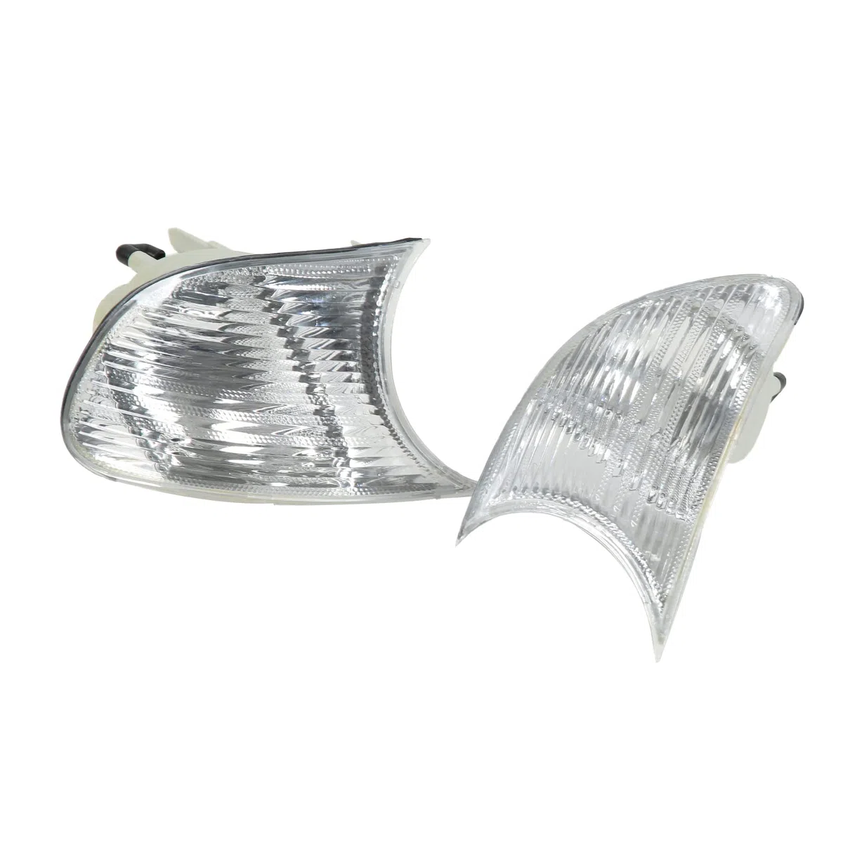 Luces de Señalización Delanteras para 3 Series E46 Coupé 1998‑2001 Lente Transparente Compatibles con Izquierda y Derecha Reemplazo Directo para Luces Originales
