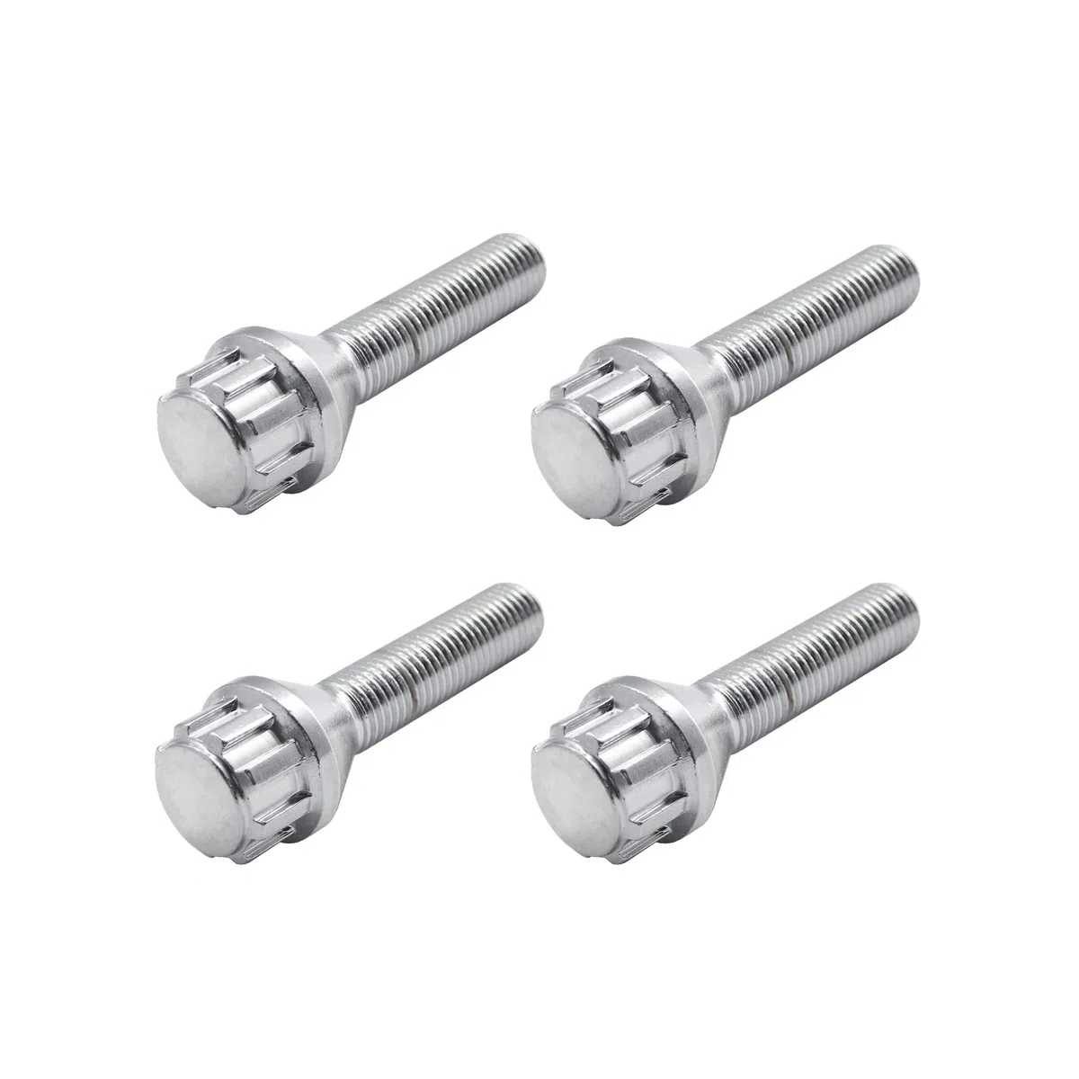 SIMONI RACING BRA/50 - Kit de 4 pernos antirrobo para ruedas, llave 17-19, M12 x 1,5, longitud 45 mm