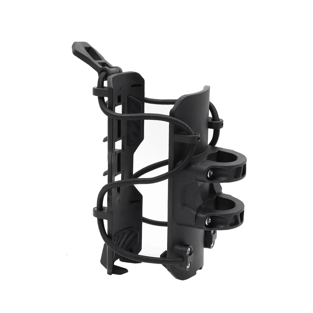 Shkalacar Soporte para Botella de Moto, Soporte para Botella, Protector de Parachoques Ajustable y de Liberación Rápida, Soporte para Bebidas en Maletero Trasero