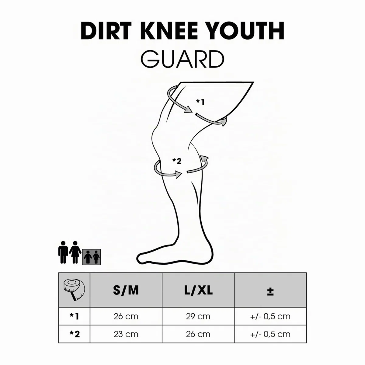 Oneal Dirt V.23 Protectores de rodilla juveniles (Black/Yellow,S/M)