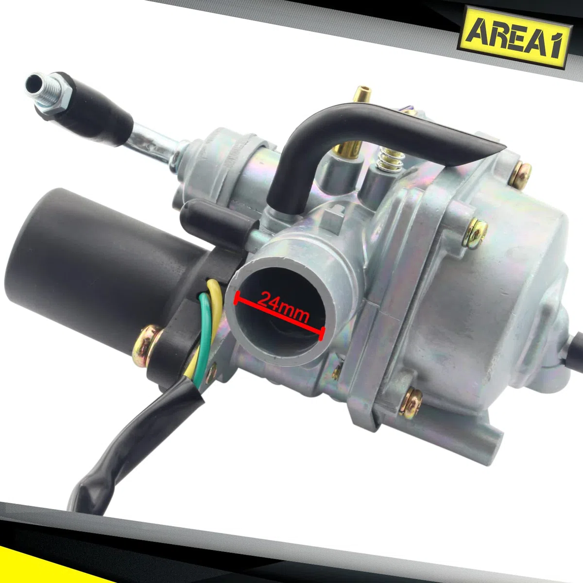Carburador de repuesto de 12 mm compatible con Jog 50 R AC 13, Neos 50 2T, Neos Easy 50 2T 13, Why 50 02-03, Why 50 04-13 (2 tiempos)
