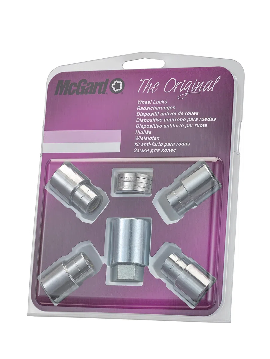 McGard 21156SU Standard - Tuercas antirrobo para ruedas (base plana, M12 x 1,5, largo 35 mm, SW21)