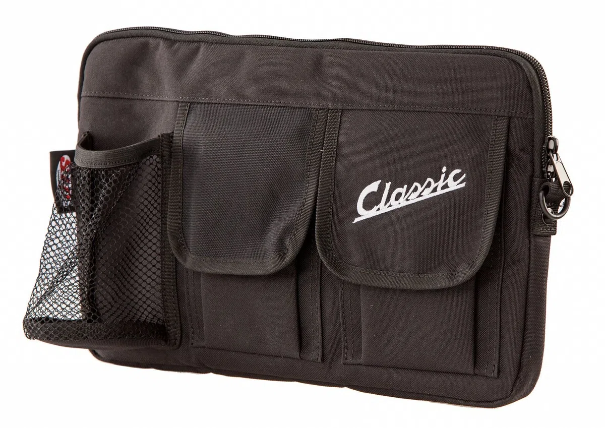 Bolsa SIP Style Classic para guantera/baúl, nailon negro – adecuada para moto, classic, Vespa, scooter, ciclomotor y mofa