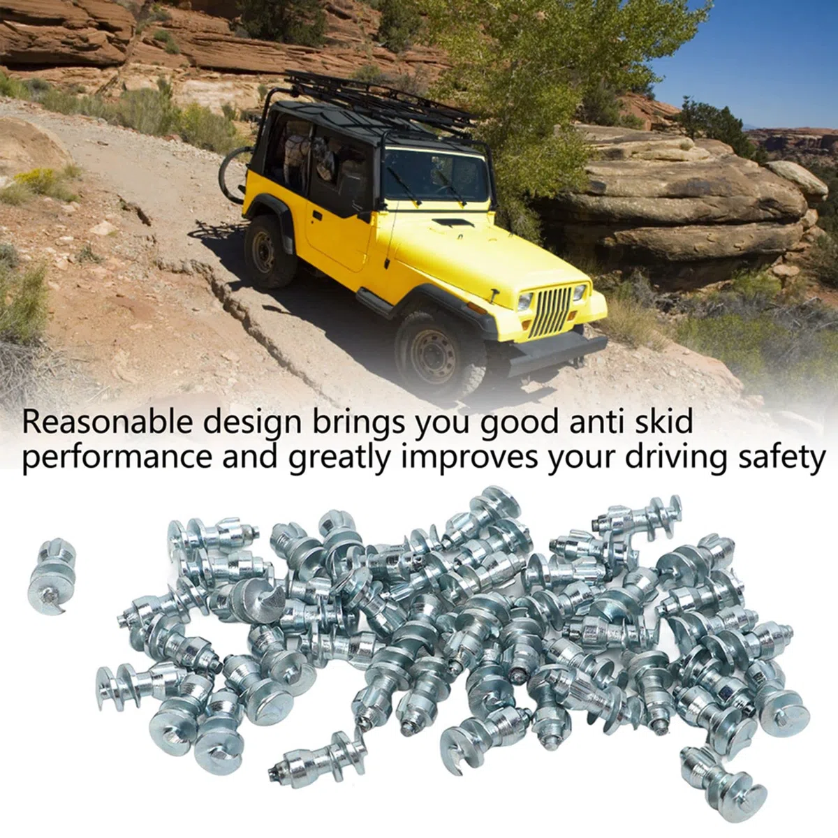 50 uds, clavos para neumáticos, tornillo antideslizante para neumáticos, clavos para neumáticos de bicicleta, clavos para nieve, universales coche bicicleta camión carretilla elevadora vehícu