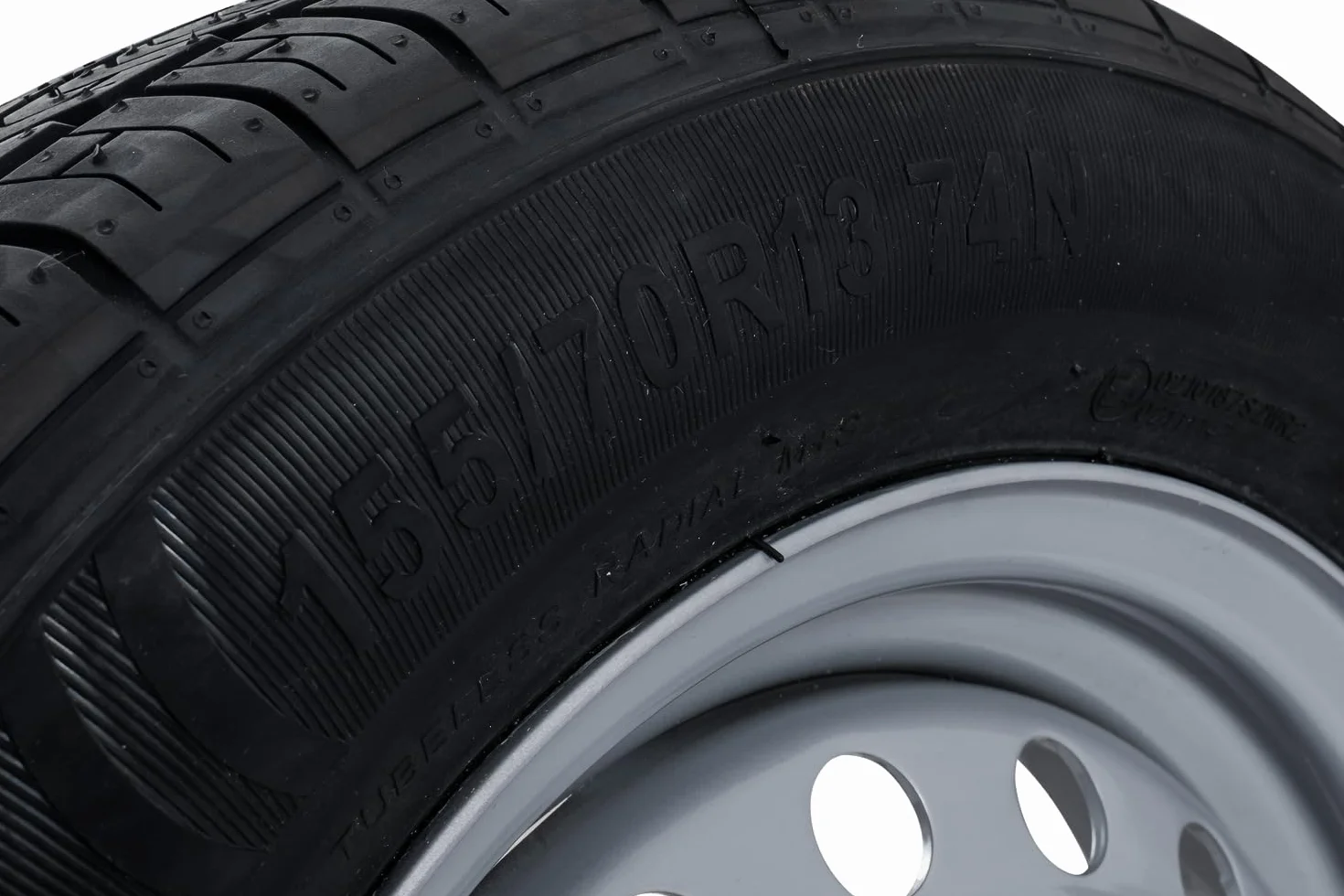 KENDA Rueda de Remolque 155/70 R13 con Llanta 4x130 ET20 y Carga de 375 kg, Neumático KargoTrail 3G de Gran Amortiguación para Remolques de Carga y Recreativos