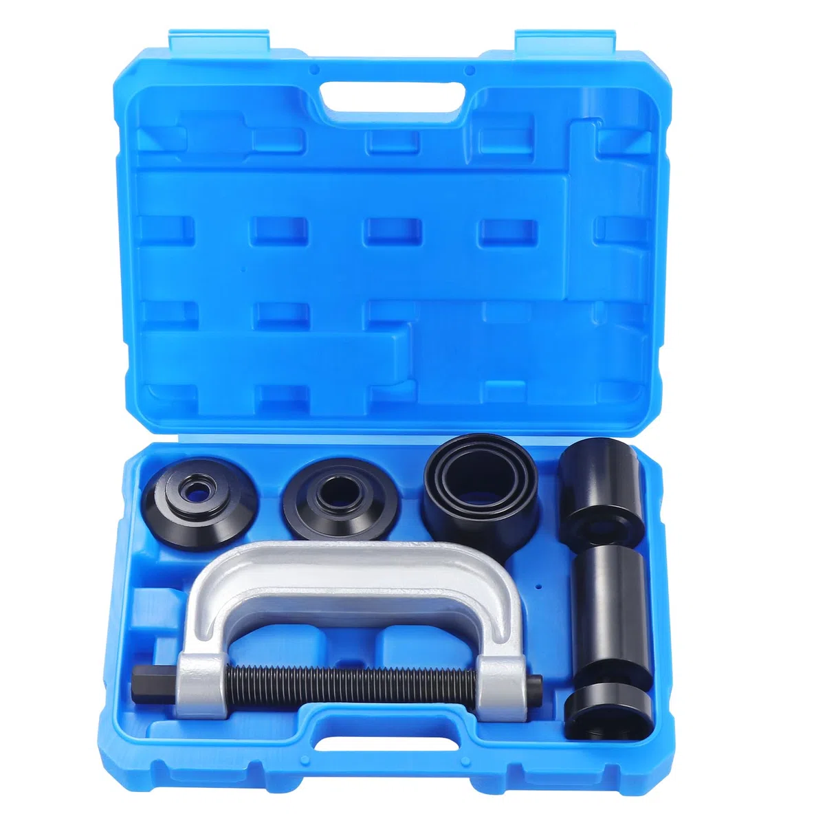 Kit de articulación de rótula Herramienta, 2/4WD Instalador de Removedor Reparación Automóviles, Kit de Herramientas 4 en 1 para Rótulas, Juego de Herramientas de Servicio Instalador Prensa