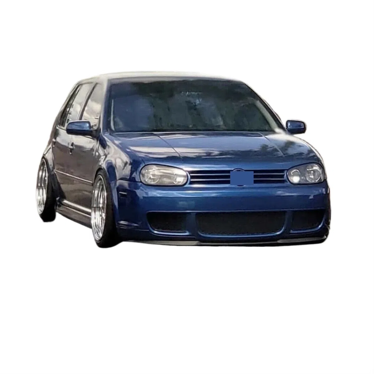 Spoiler Delantero para Golf 4 R32 para Golf4 IV para Cupra R Spoiler Delantero Borde DE Parachoques Euro Spoiler Lip Kit De Carrocería Universal De 3 Piezas ﻿ ﻿ Labios Spoiler Delantero(Matte Black)