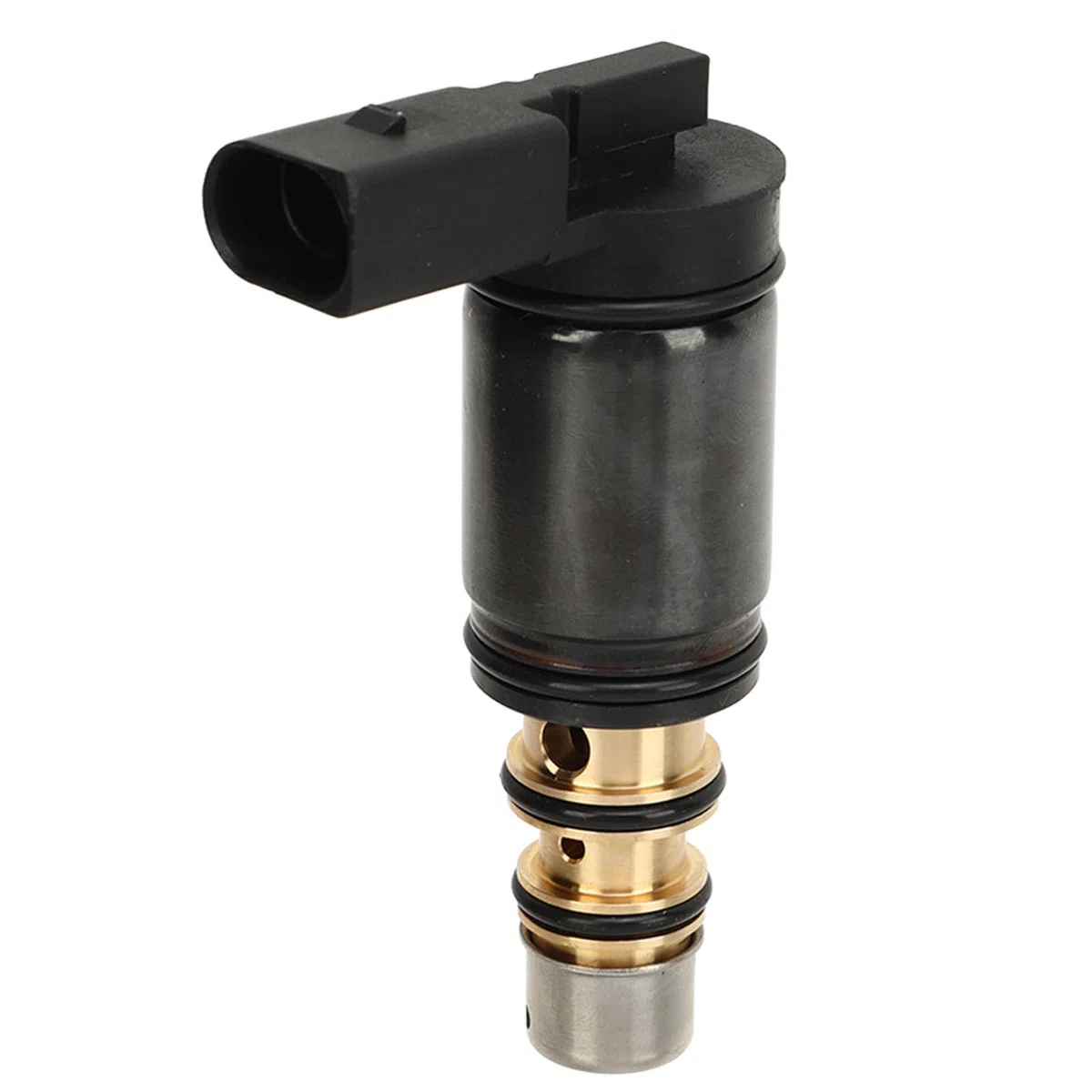 Válvula de Control Electrónica del Compresor de CA, Válvula de Ahorro de Energía de Control de Precisión de Repuesto para Motor de 2,0 L, de de Metal para Compresor 6SEU14C