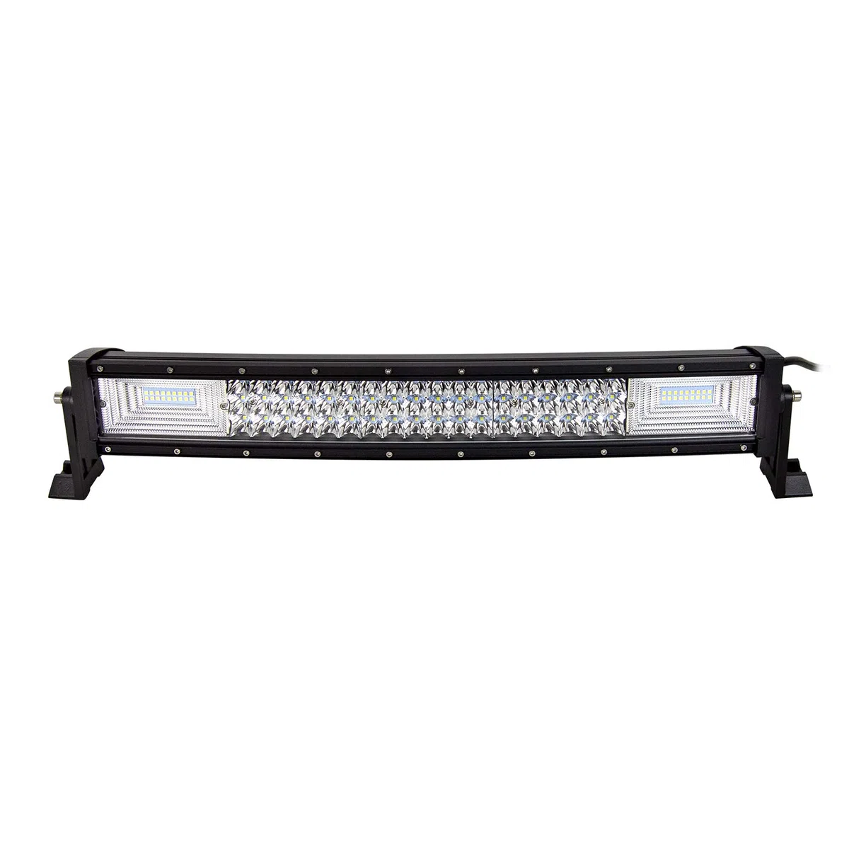 PICAA Barra Led 22 pulgadas 54 CM 270W Curva Barra de luz LED 12V 24V 6000K Barra de luces LED auxiliar LED Foco reflector Barra de luz de trabajo LED para SUV Offroad ATV UTV Tractor 4x4 Coche