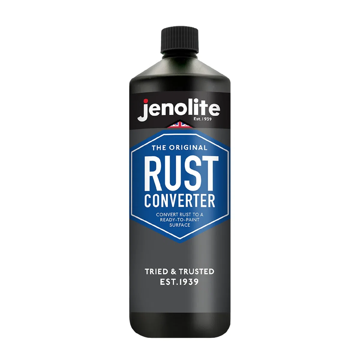 JENOLITE Convertidor de Óxido | 1 Litro | TRATAMIENTO DE ÓXIDO | Convertidor de óxido Ideal para Autos y Metal | Oxidado, Convertidor e Imprimación | Fórmula a base de agua transformidor de oxido